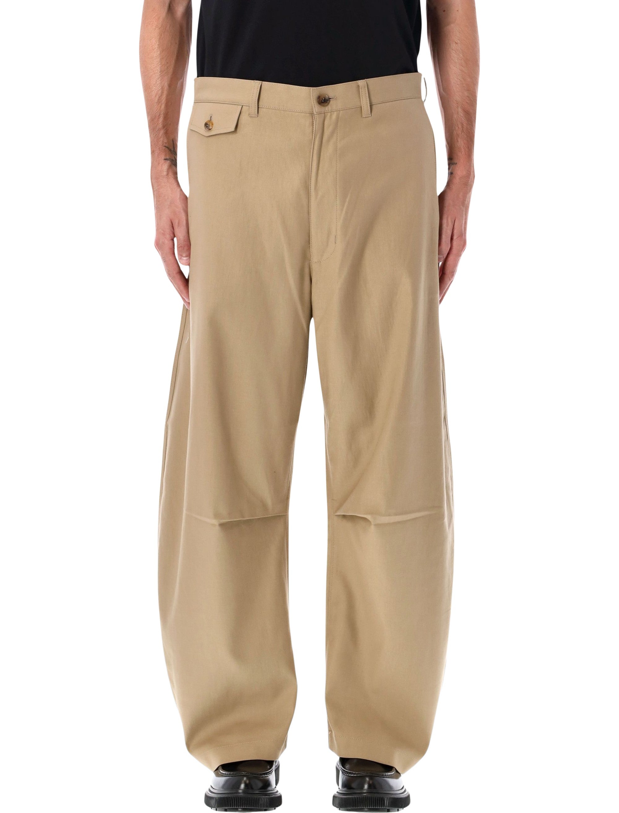 COMME DES GARÇONS HOMME PLUS Barrel Trousers for Men - Fall/Winter 2025