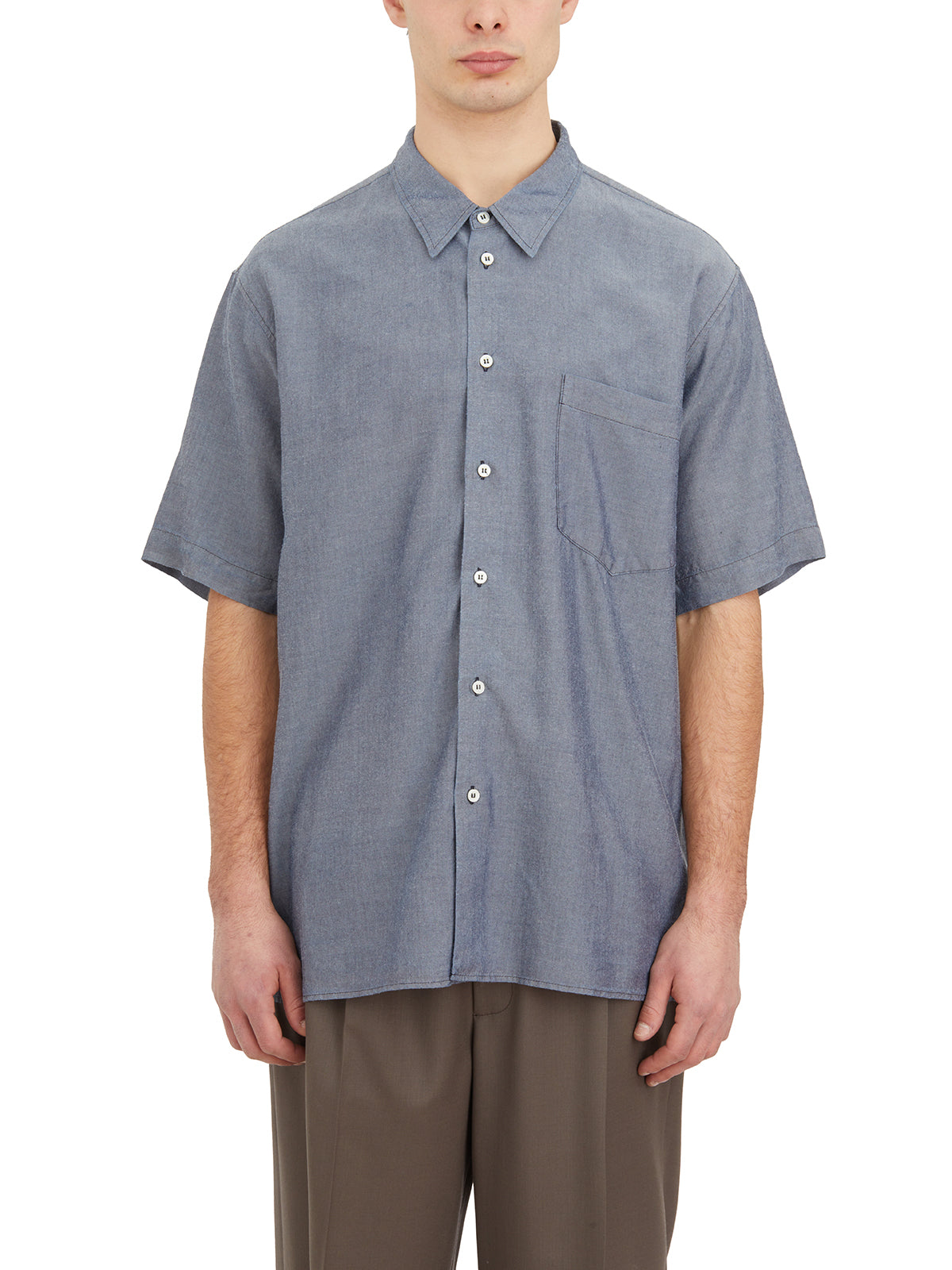 MAGLIANO Cut-Sleeve Mini Shirt for Men