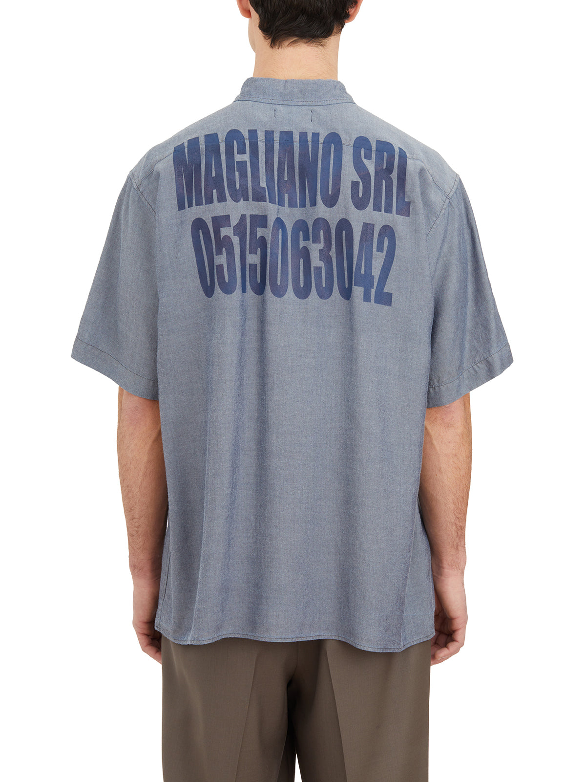 MAGLIANO Cut-Sleeve Mini Shirt for Men