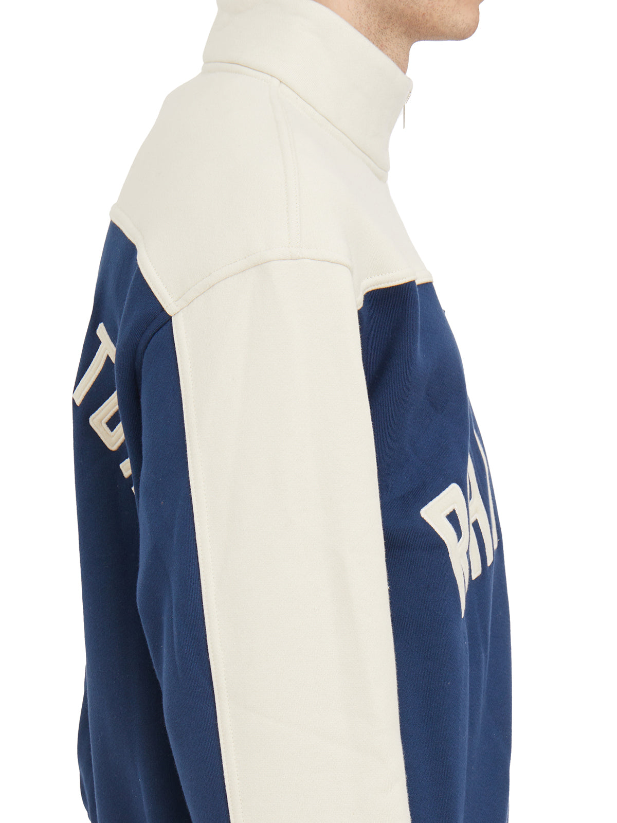 RHUDE Men's Half Zip Logo Sweatshirt - Size M