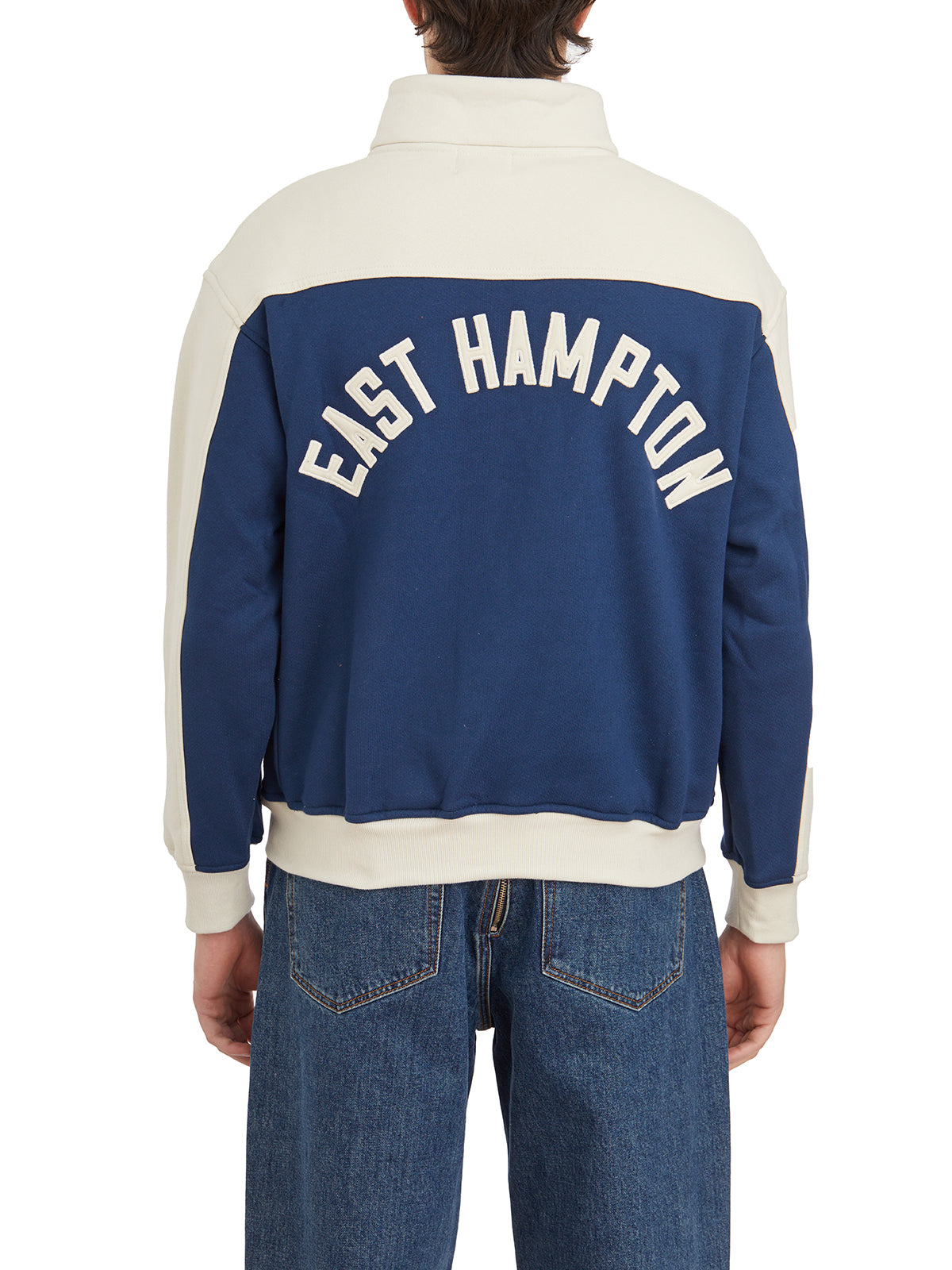 RHUDE Men's Half Zip Logo Sweatshirt - Size M