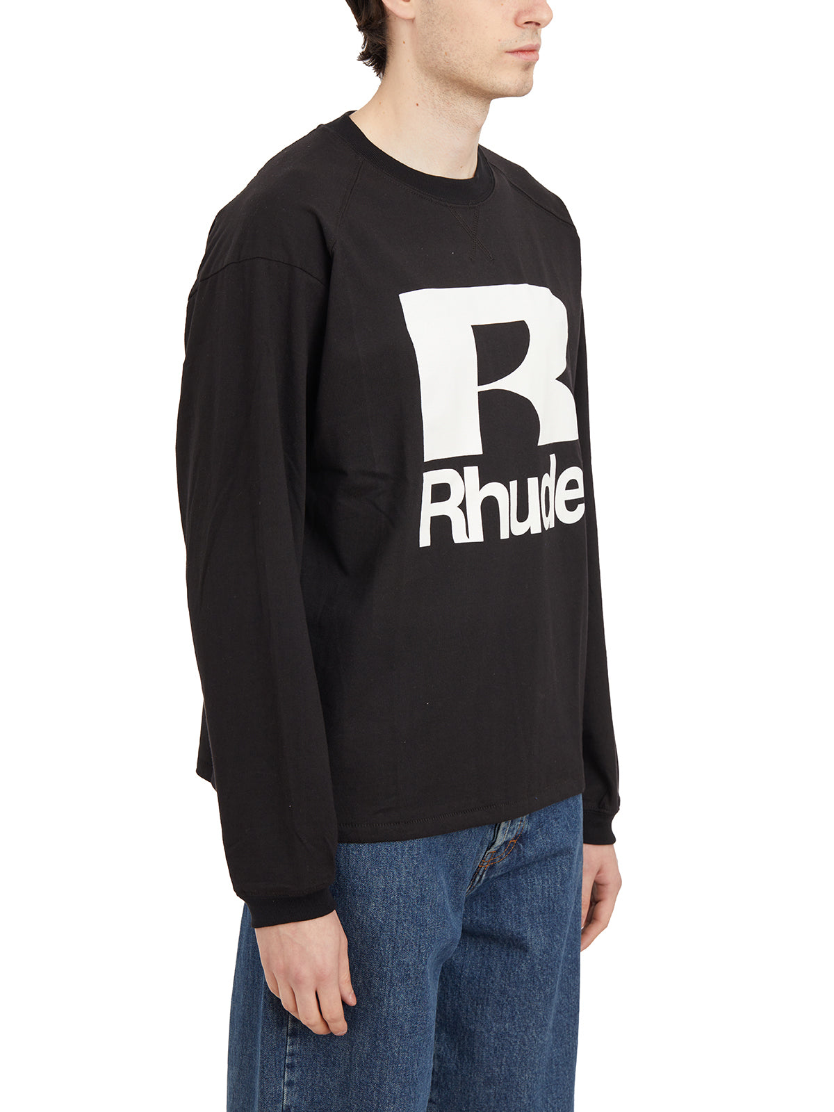 RHUDE Long Sleeve Logo T-Shirt Medium