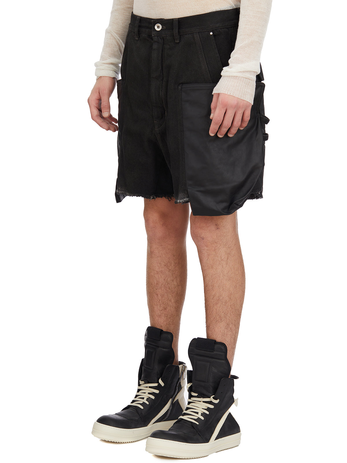 RICK OWENS Cargo Bermuda Shorts Size 31