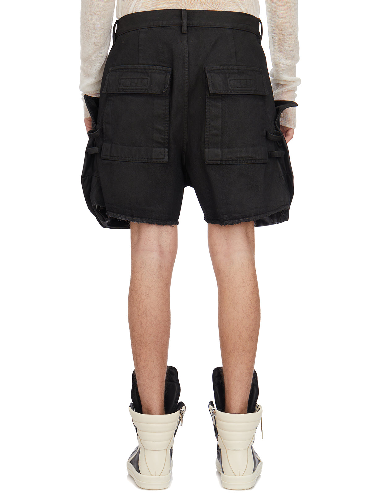RICK OWENS Cargo Bermuda Shorts Size 31