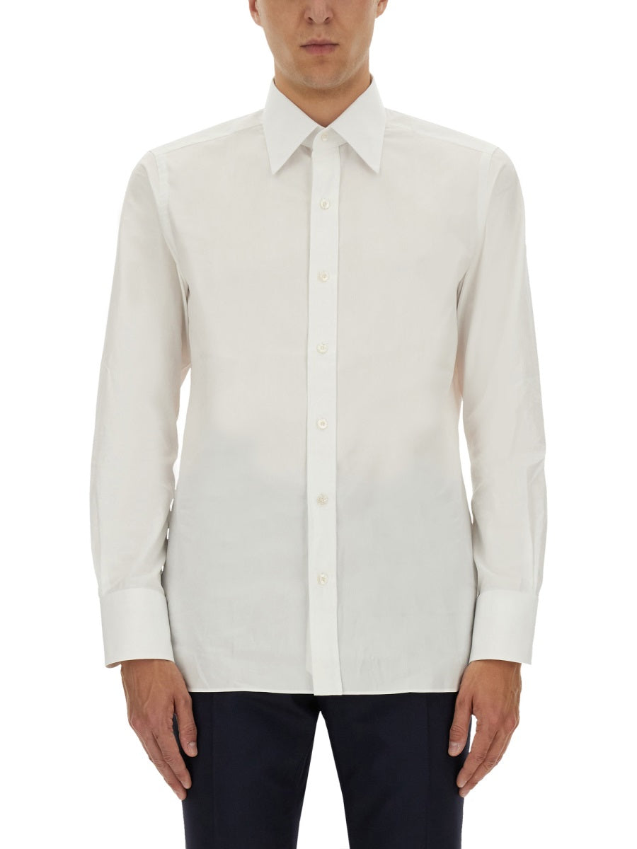 TOM FORD Classic Cotton Shirt for Men - FW25