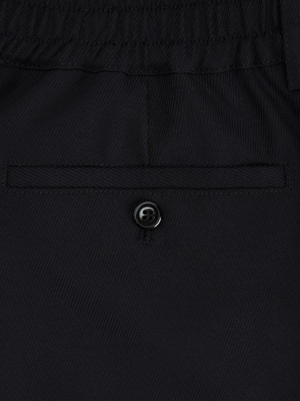 AMI PARIS Wool Blend Bermuda Shorts with Elastic Waistband