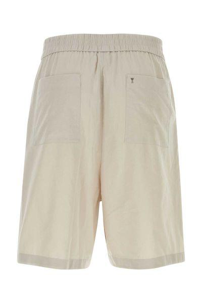 AMI PARIS Men's Elasticated Waist Mini Bermuda Shorts