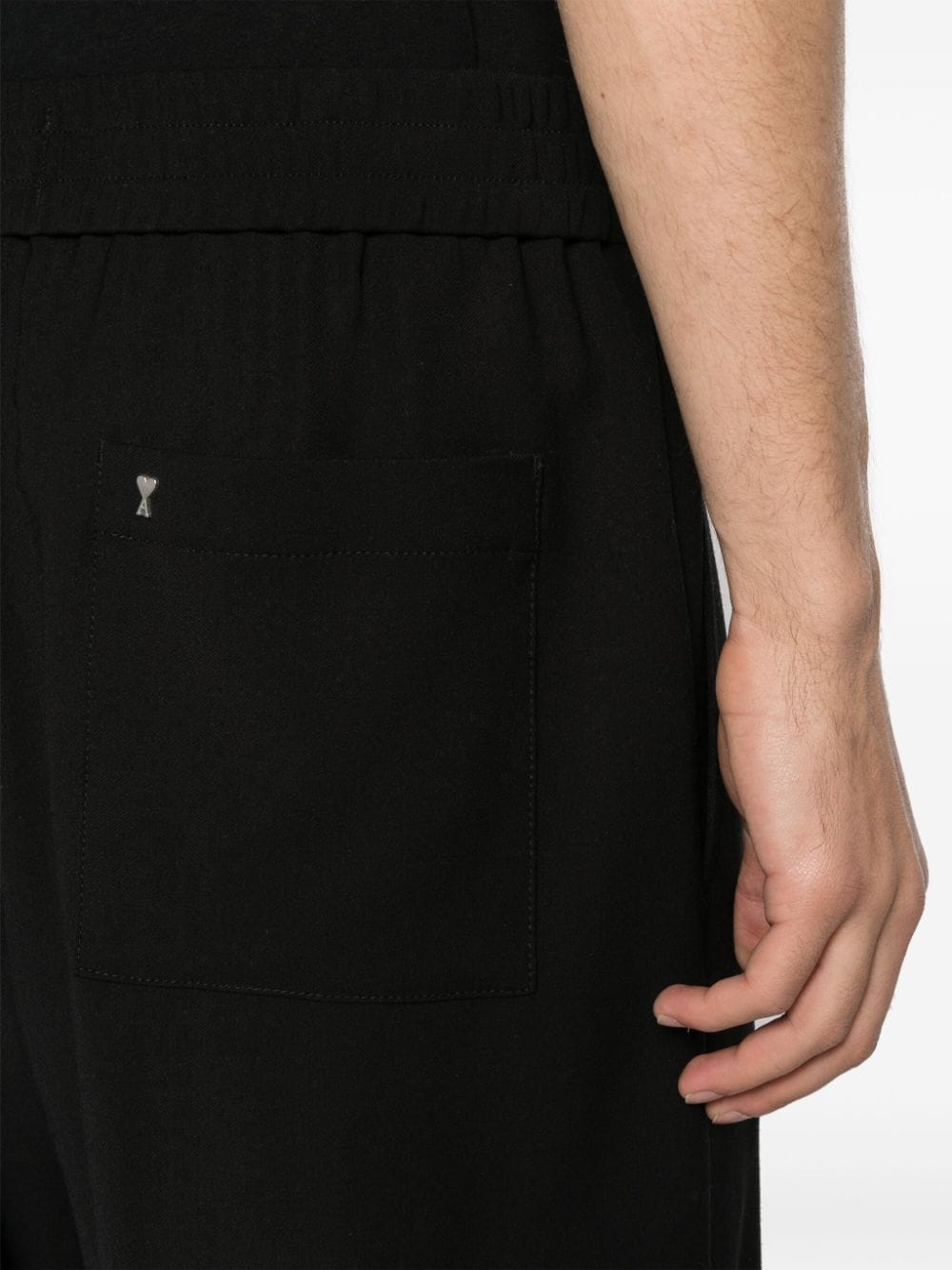 AMI PARIS Elasticated Waist Bermuda Shorts for Men - SS24