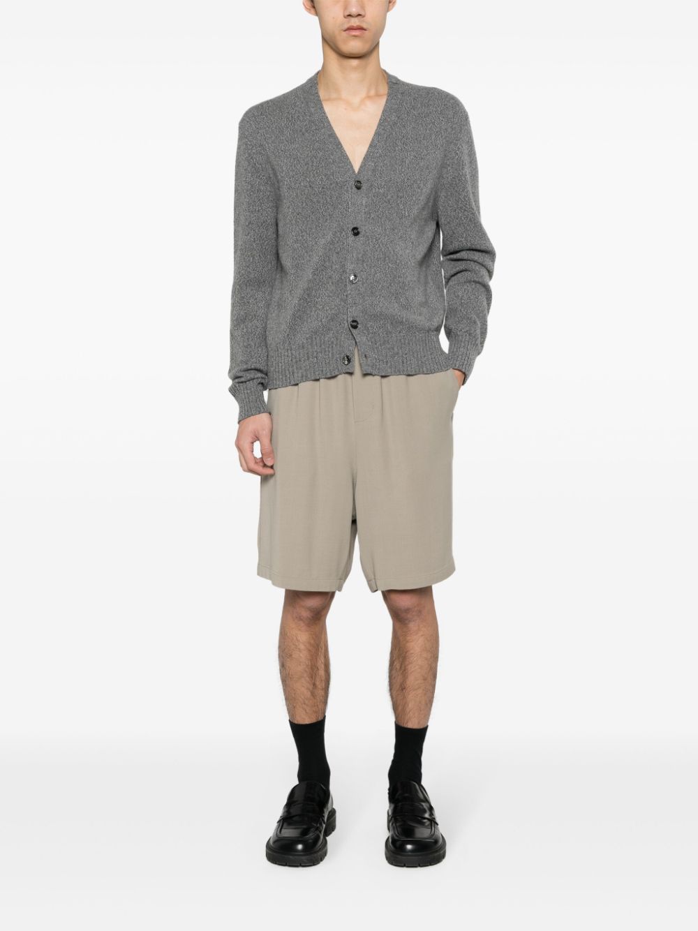 AMI PARIS Elasticated Waist Mini Bermuda Shorts