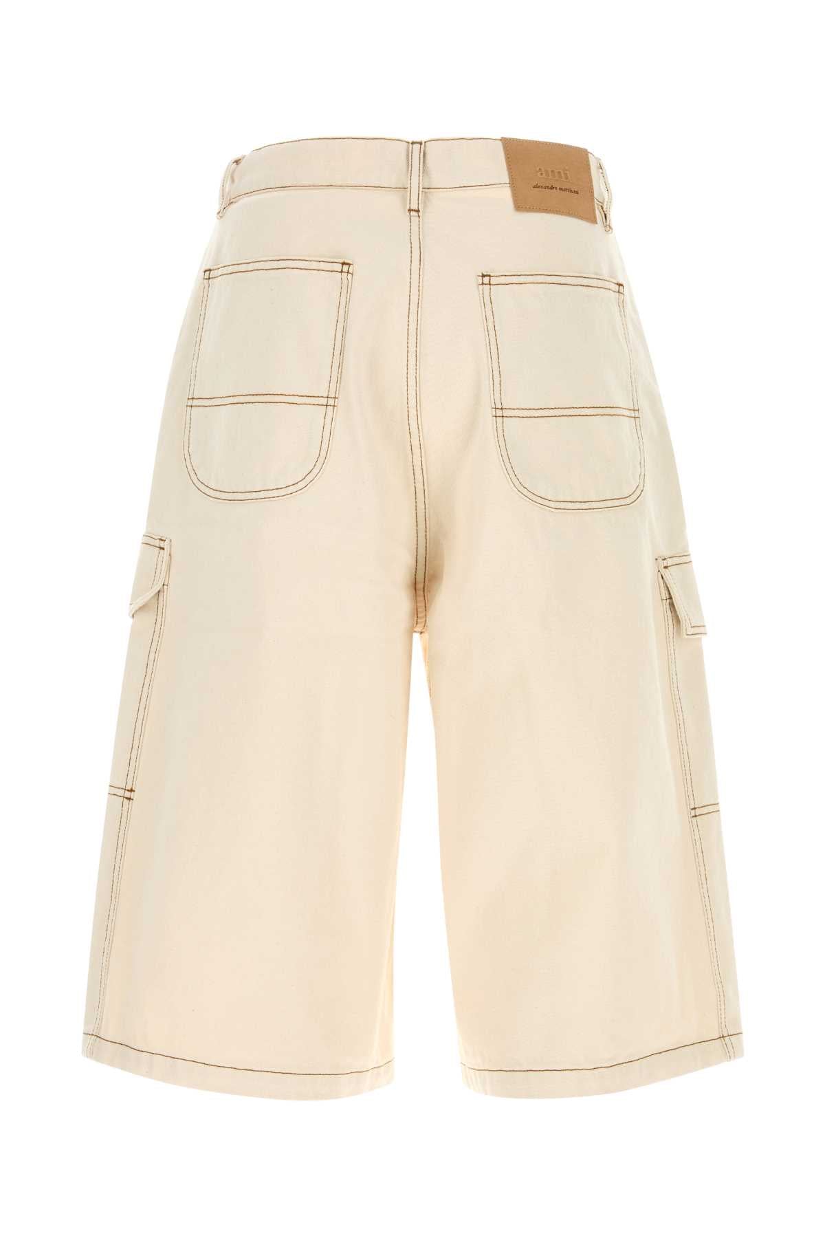 AMI PARIS Wide Fit Cargo Bermuda Shorts