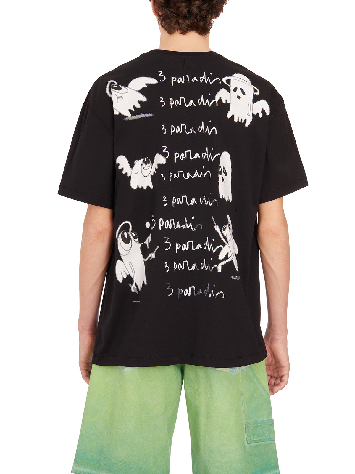 3PARADIS Graphic Print T-Shirt for Men - Size M