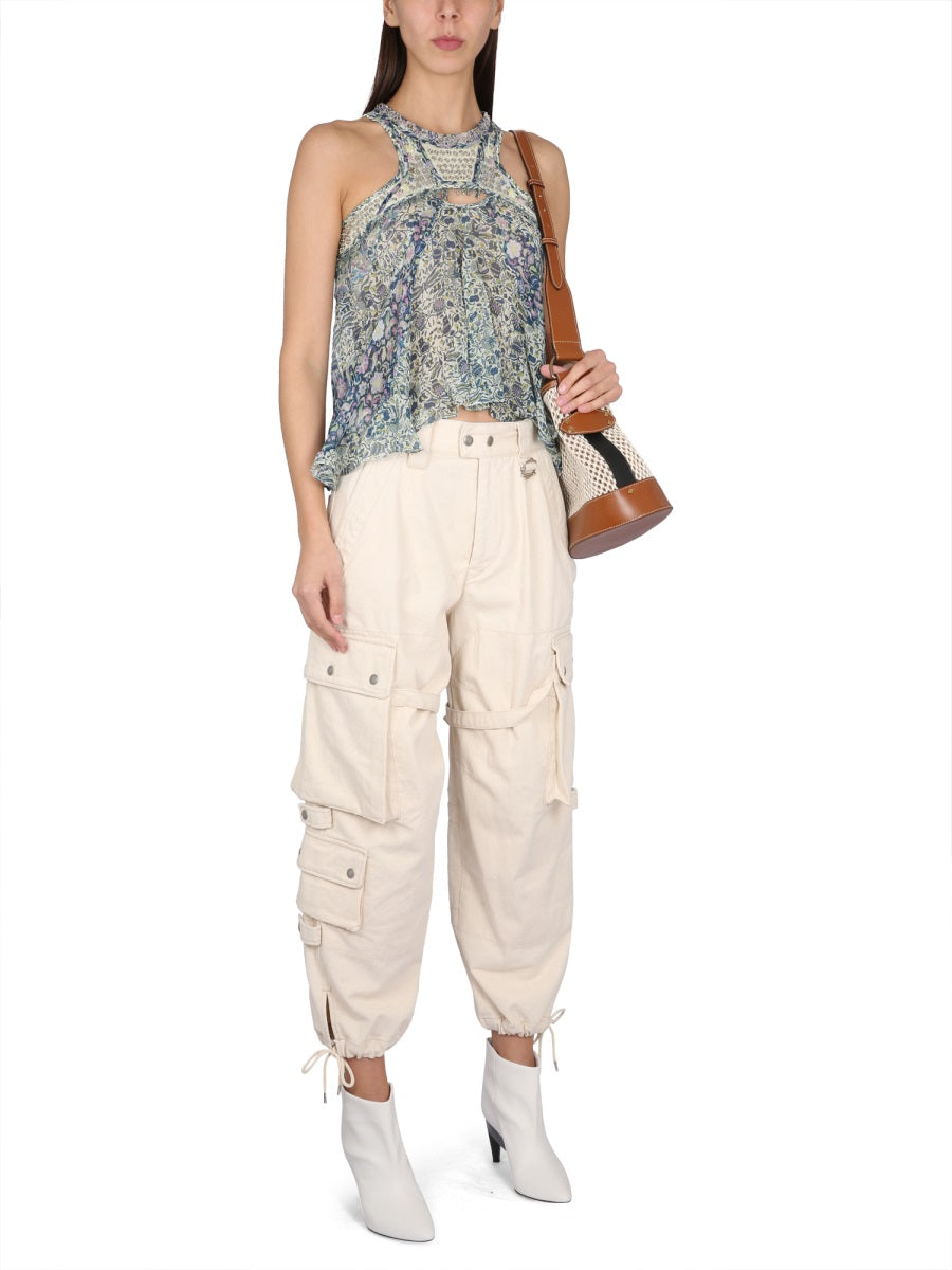 ISABEL MARANT Embroidered Patterned Top