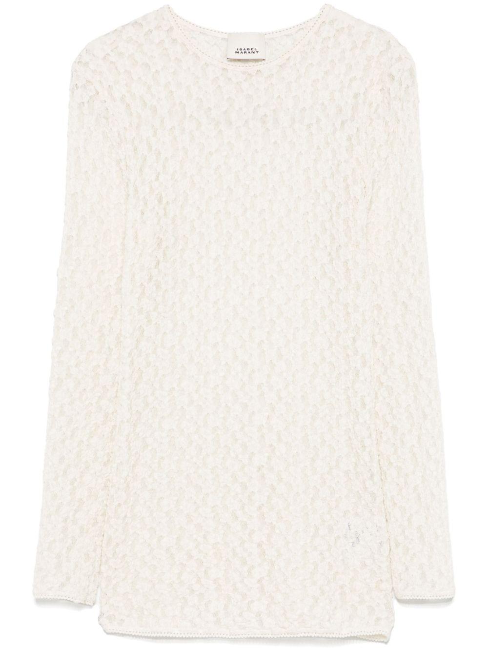 ISABEL MARANT Long-Sleeved Stretch Lace Top