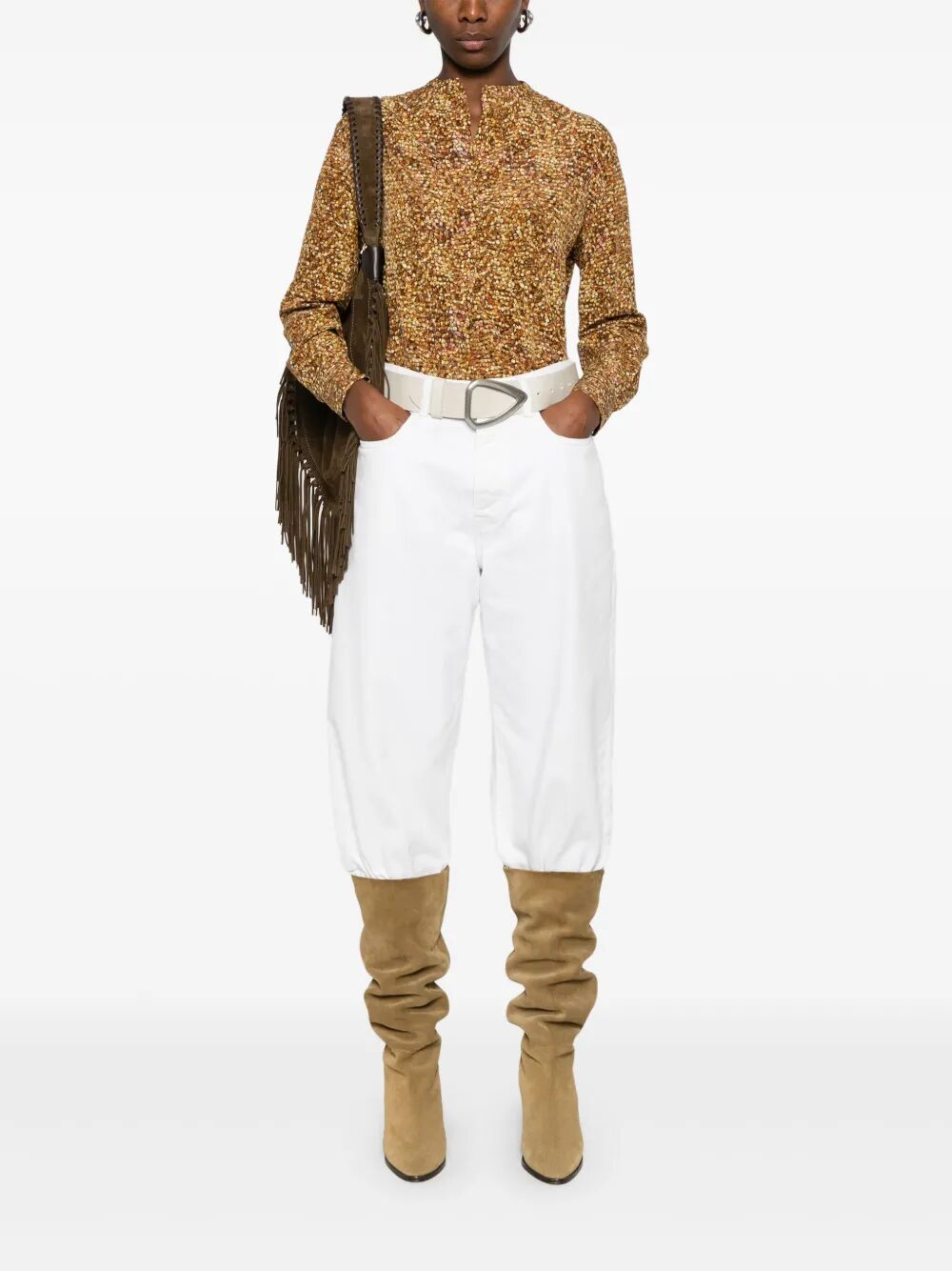 ISABEL MARANT Silk Mini Blouse for Women - FW25 Collection