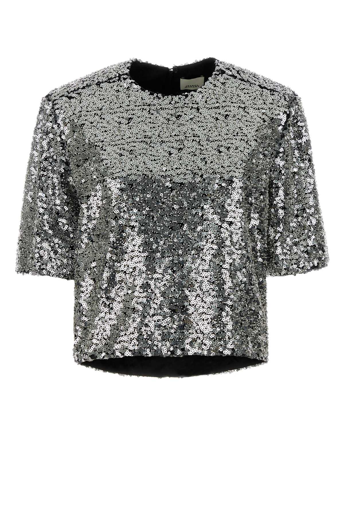 ISABEL MARANT Embellished Polyester Helga Top - Women's