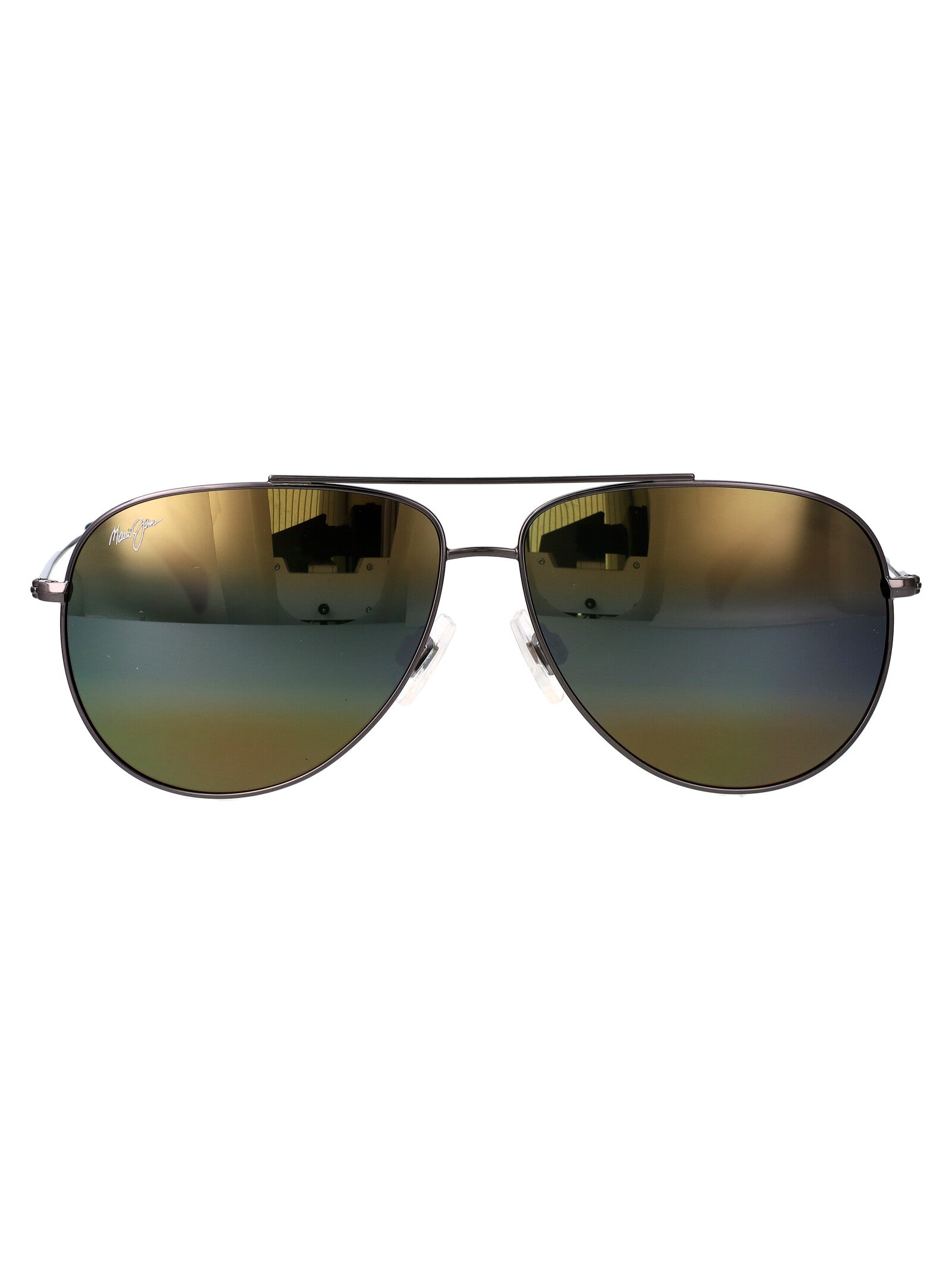 MAUI JIM Unisex Shiny Metal Sunglasses
