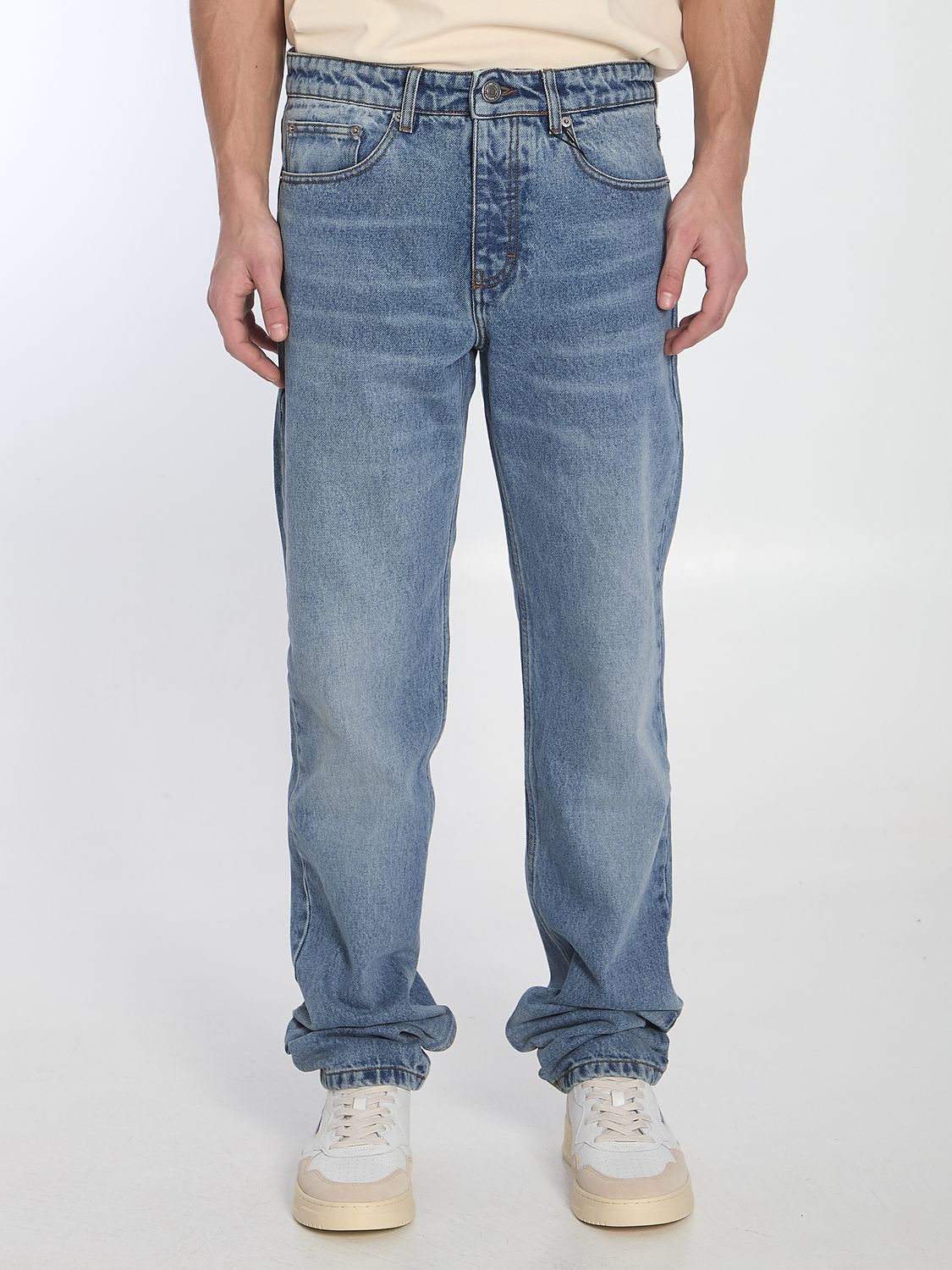 AMI PARIS Classic Fit Denim Jeans for Men