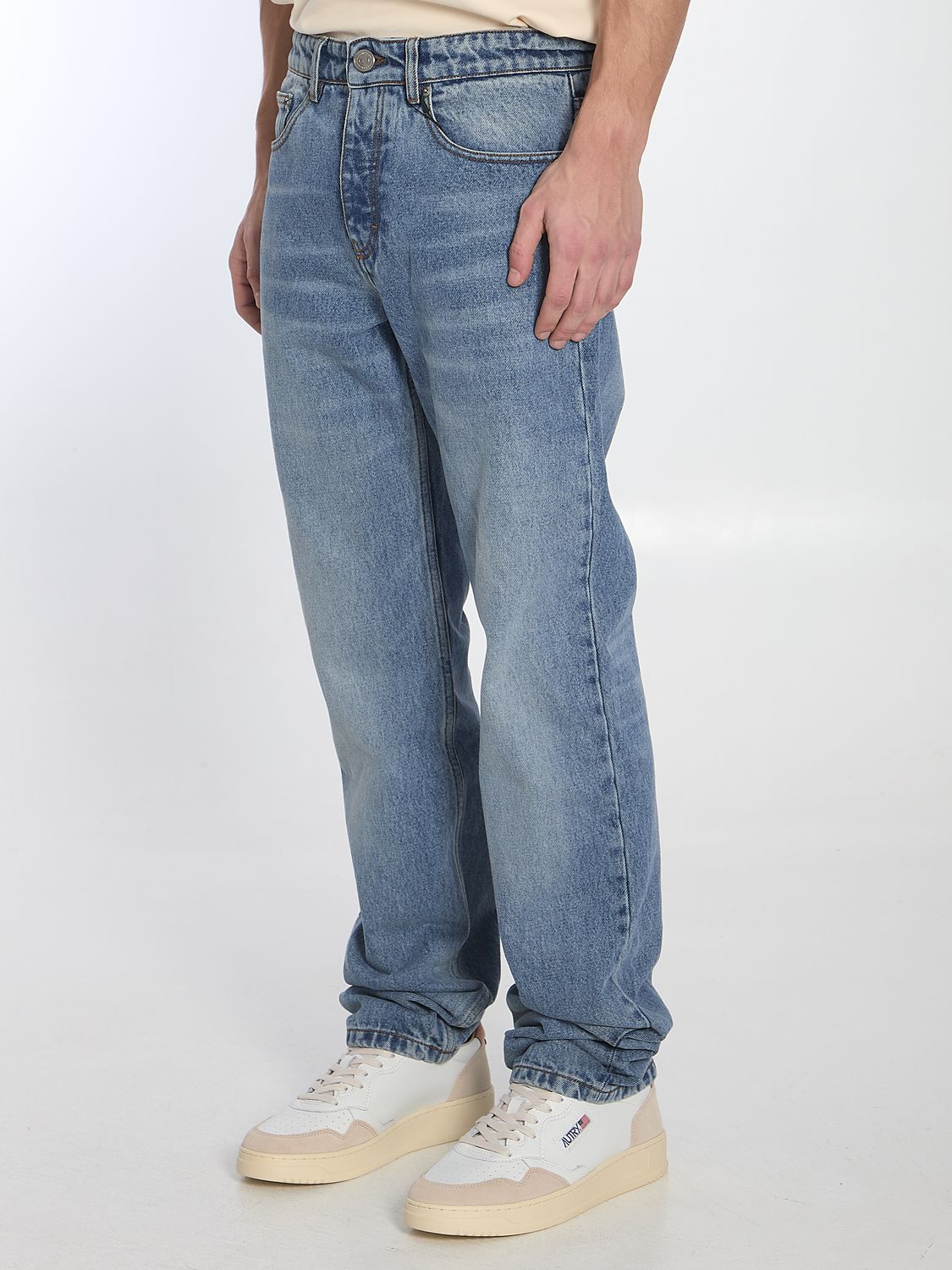 AMI PARIS Classic Fit Denim Jeans for Men