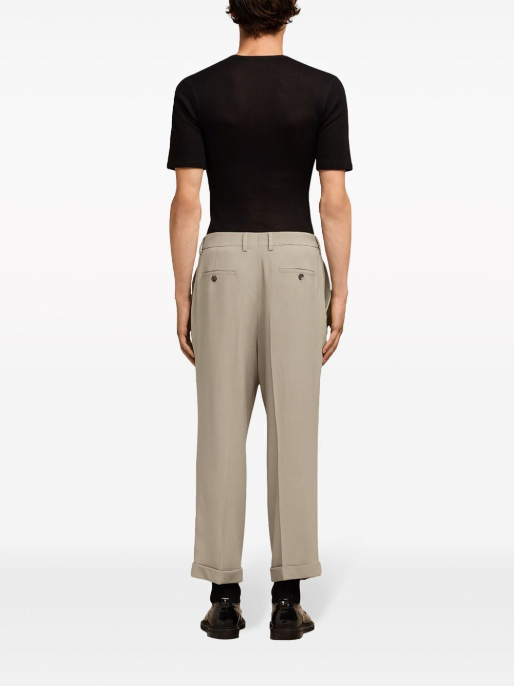 AMI PARIS Men's Carrot Fit Trousers