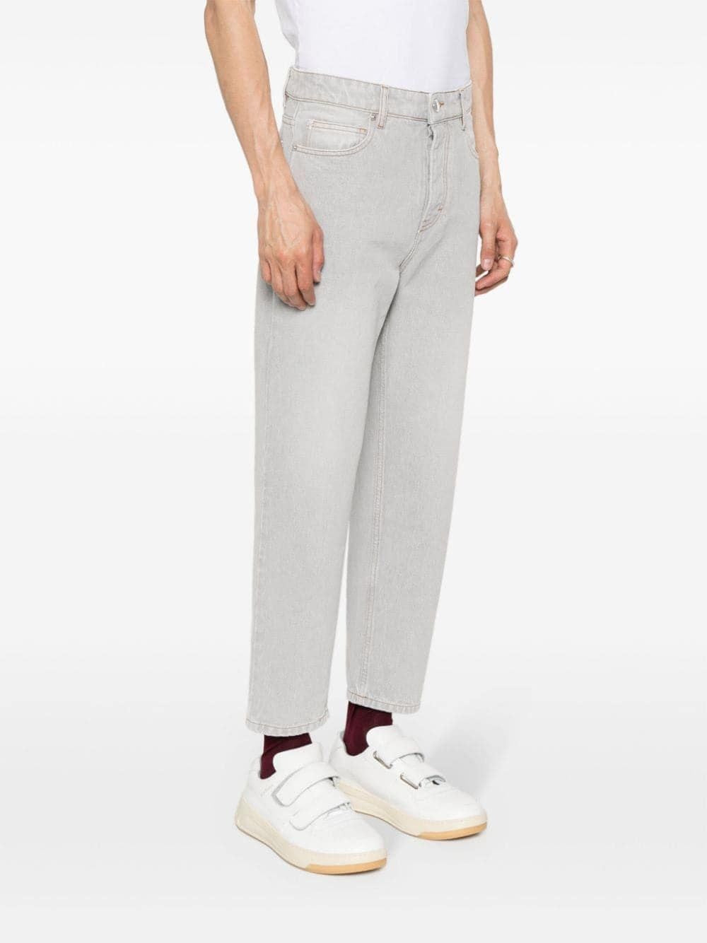 AMI PARIS Men's Tapered Fit Jeans