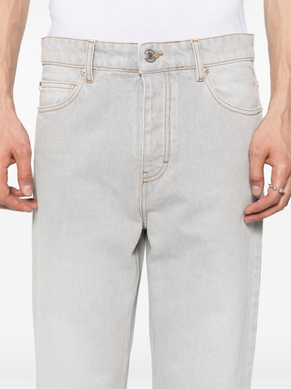 AMI PARIS Men's Tapered Fit Jeans