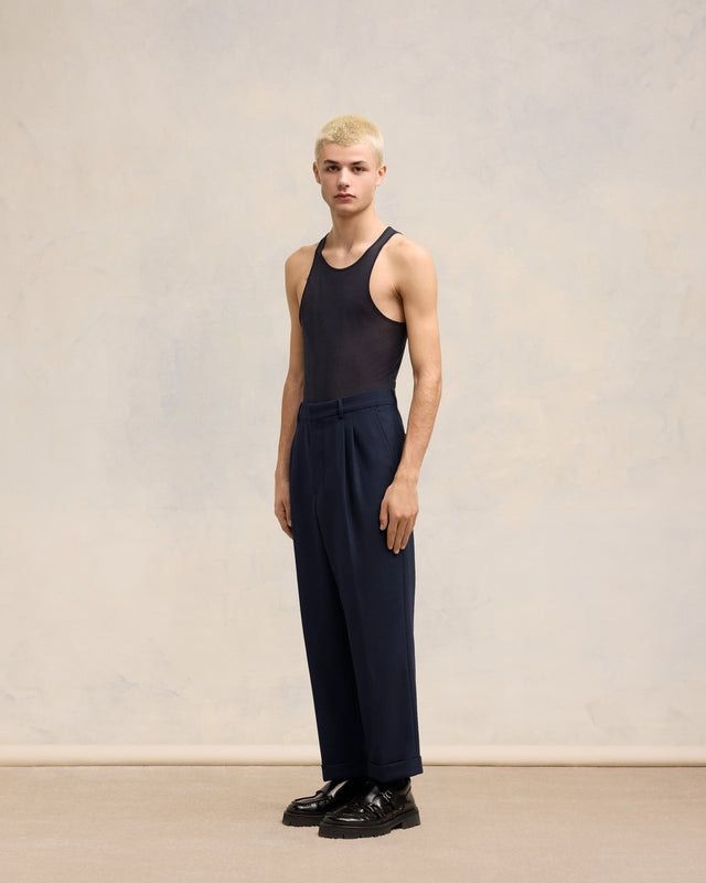 AMI PARIS Carrot Fit Trousers for Men - Fall/Winter 2025