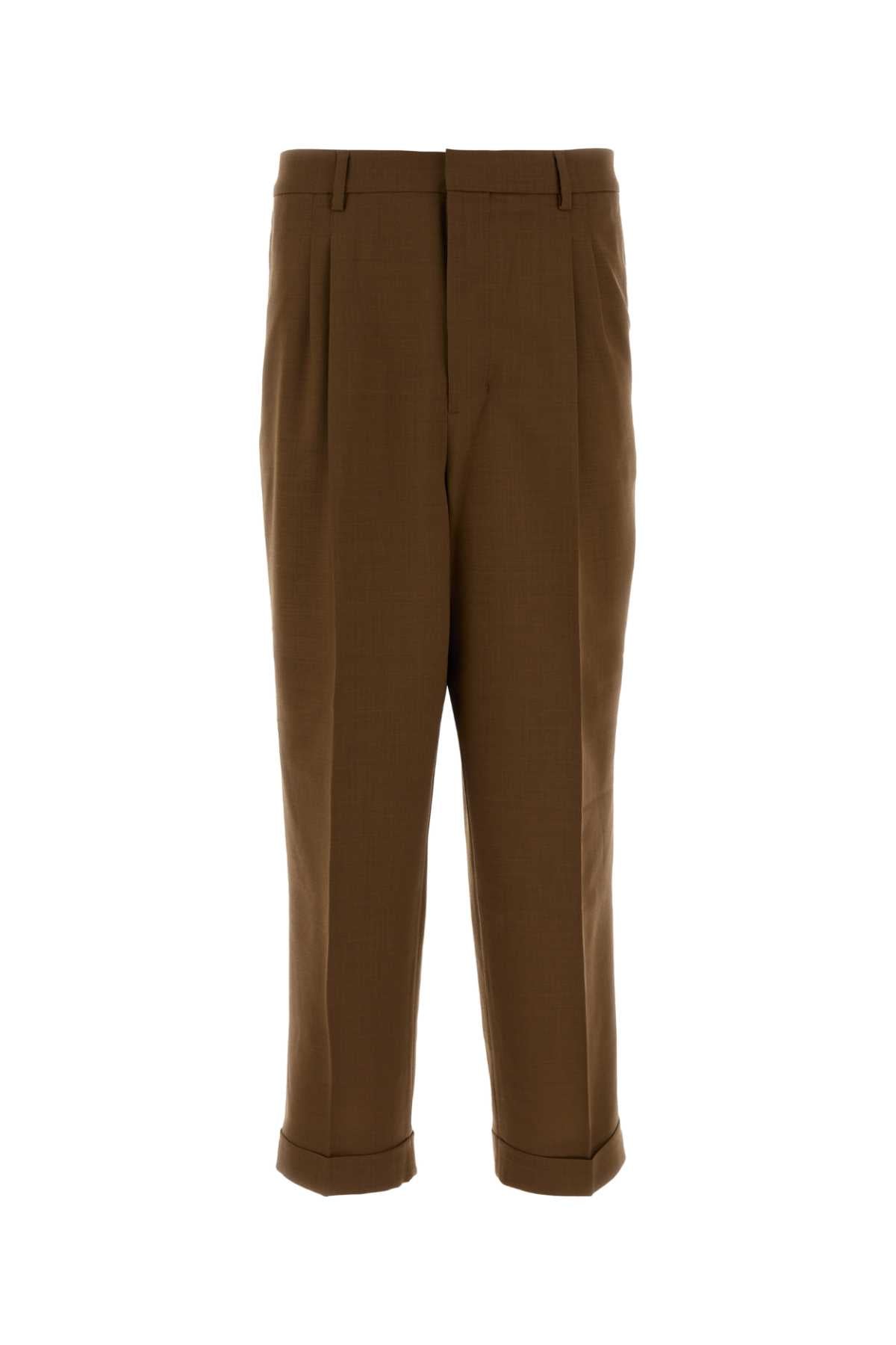AMI PARIS Carrot Wool Pants for Men