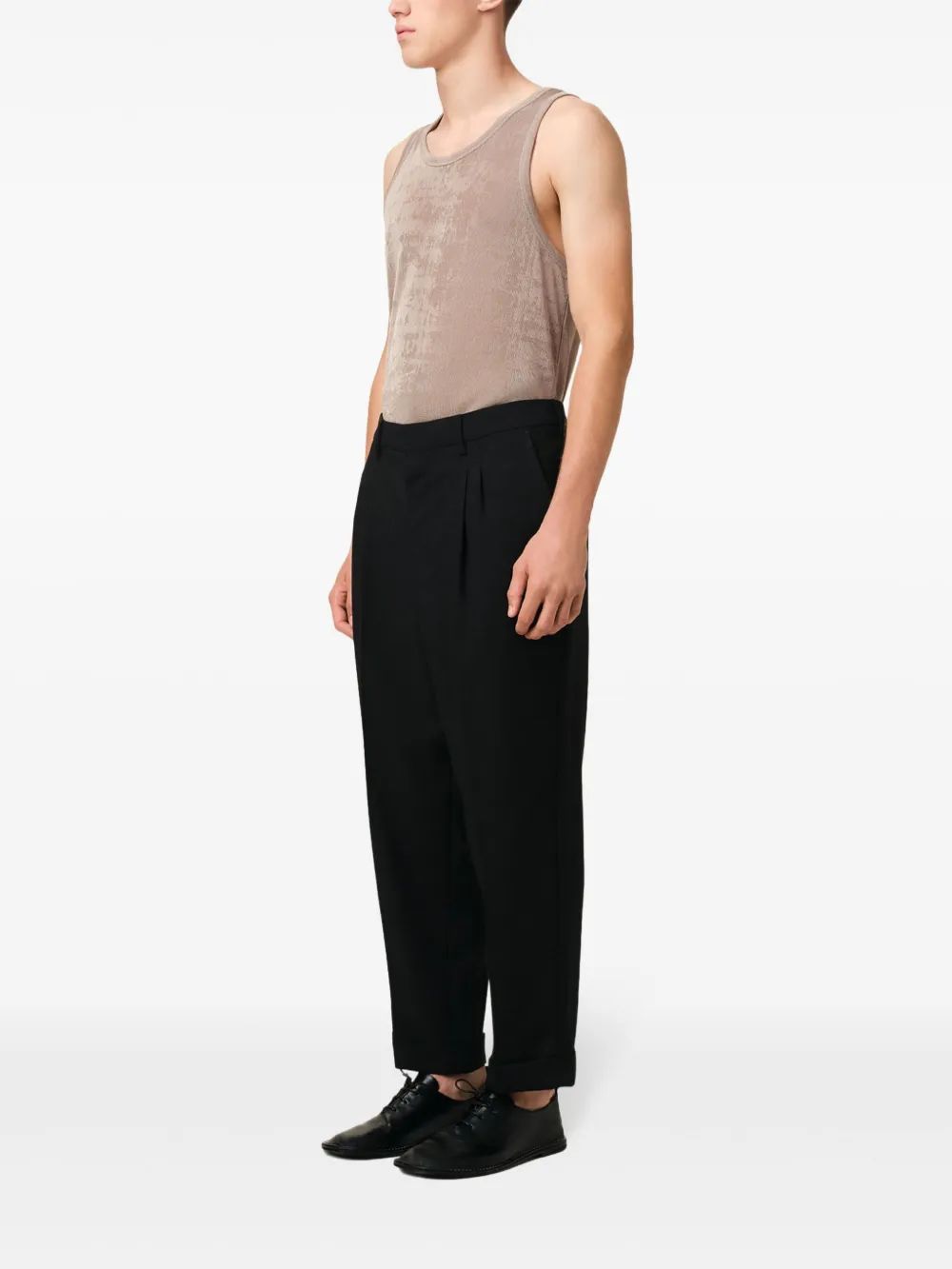 AMI PARIS Carrot Fit Trousers for Men - SS25 Collection