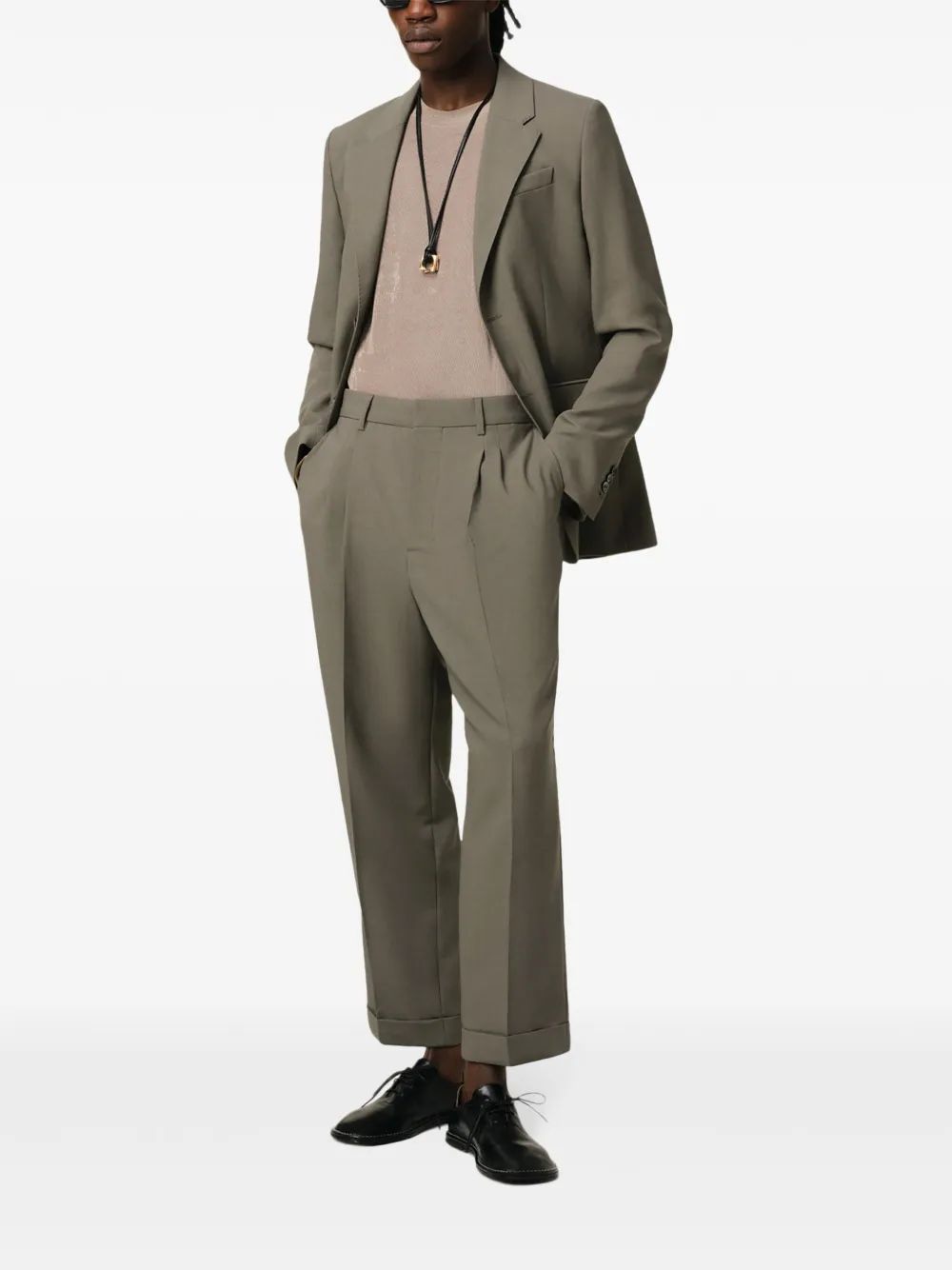 AMI PARIS Men's Carrot Fit Trousers - SS25 Collection