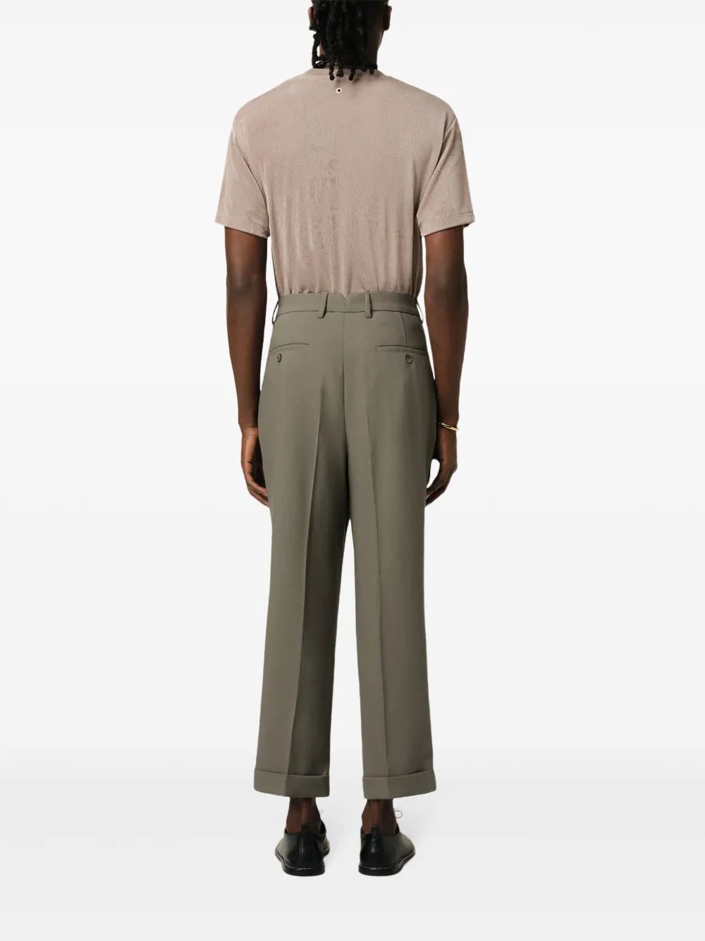 AMI PARIS Men's Carrot Fit Trousers - SS25 Collection