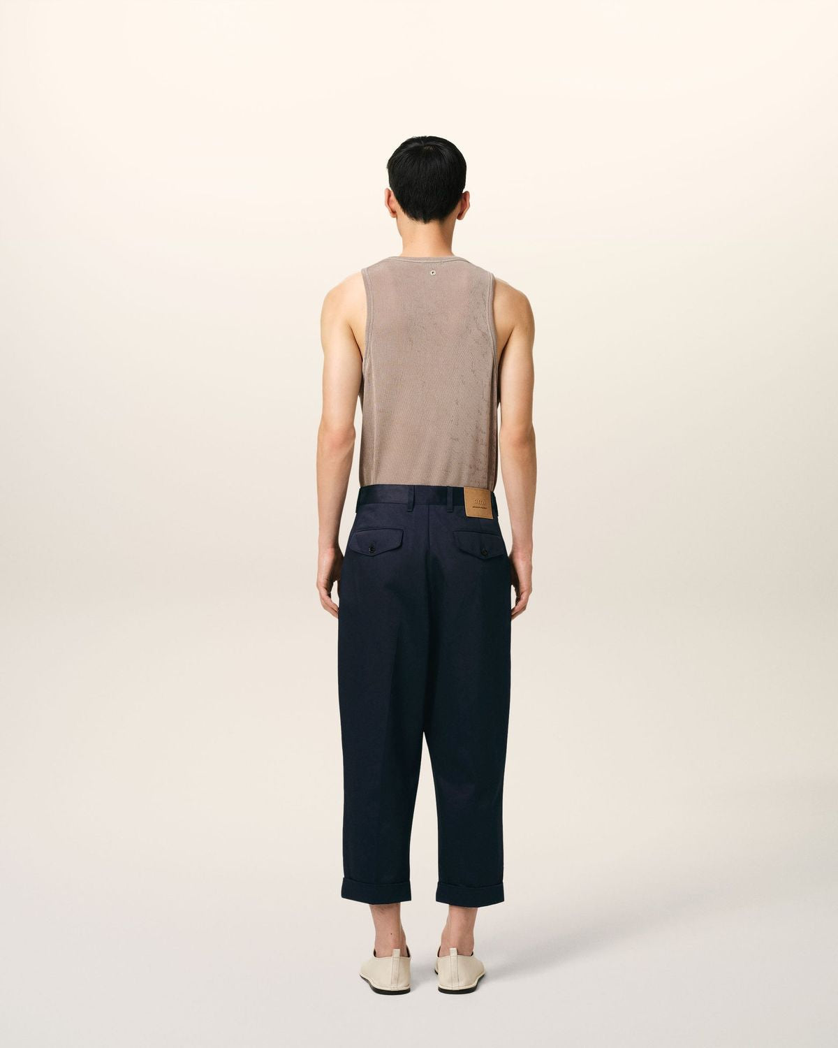 AMI PARIS Oversized Carrot Trousers for Men - SS25
