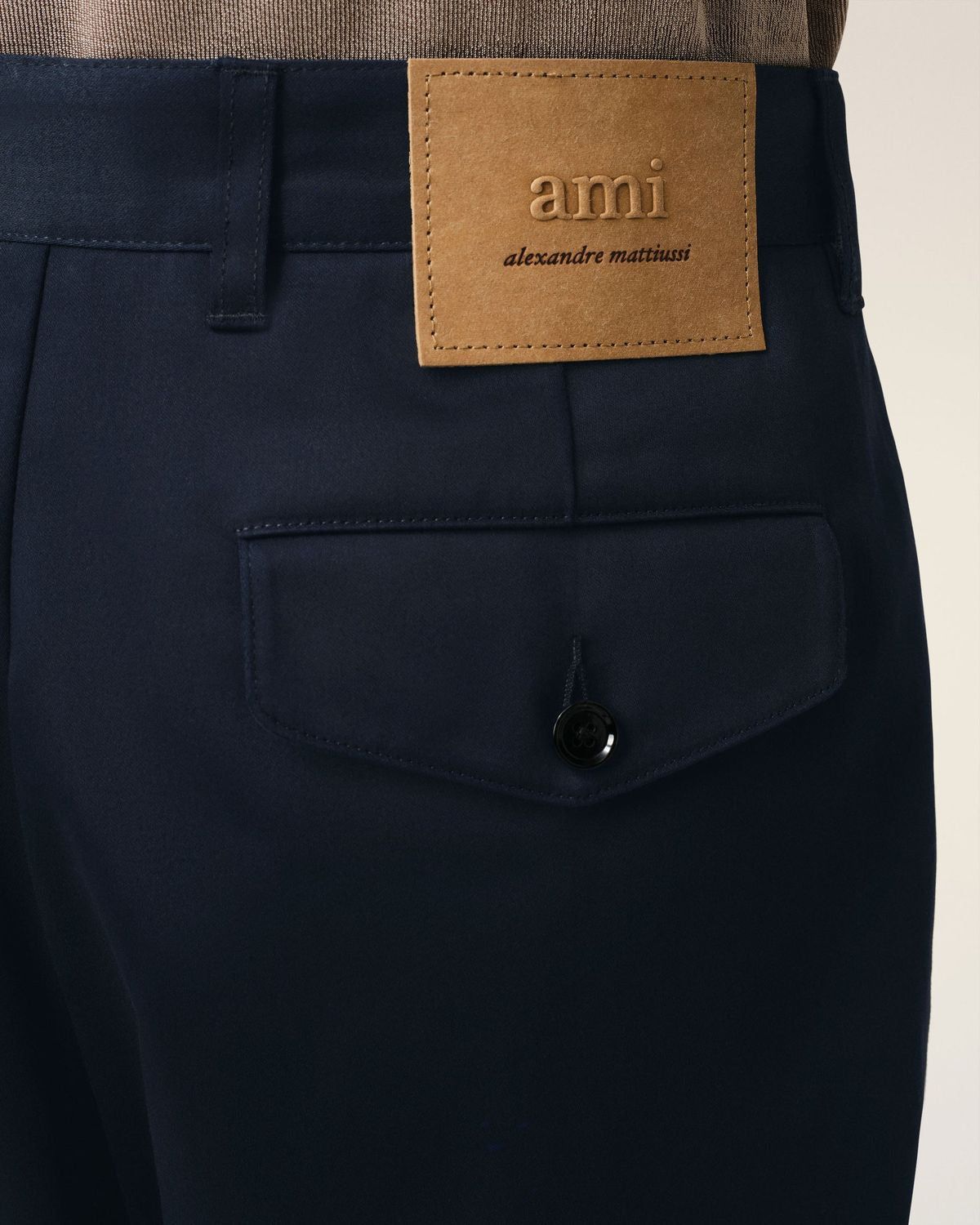 AMI PARIS Oversized Carrot Trousers for Men - SS25