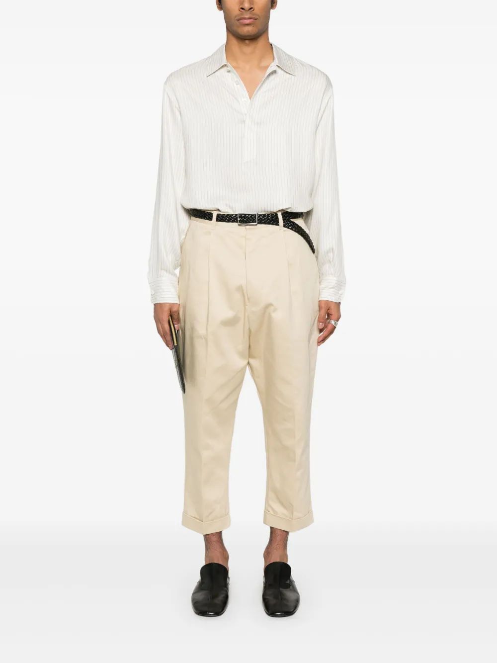 AMI PARIS Men's Oversized Carrot Trousers