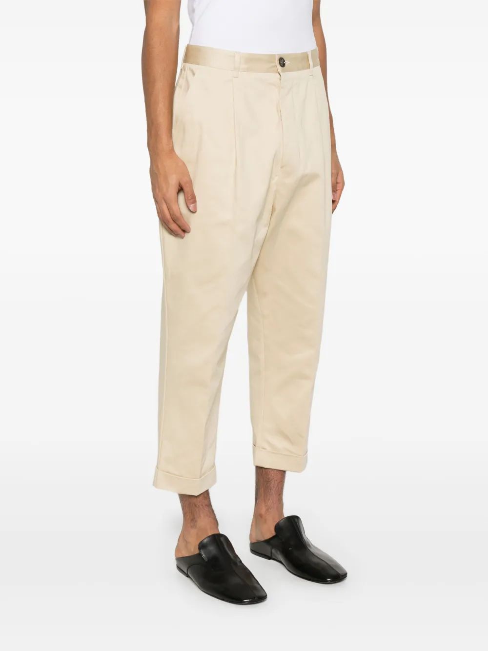 AMI PARIS Men's Oversized Carrot Trousers
