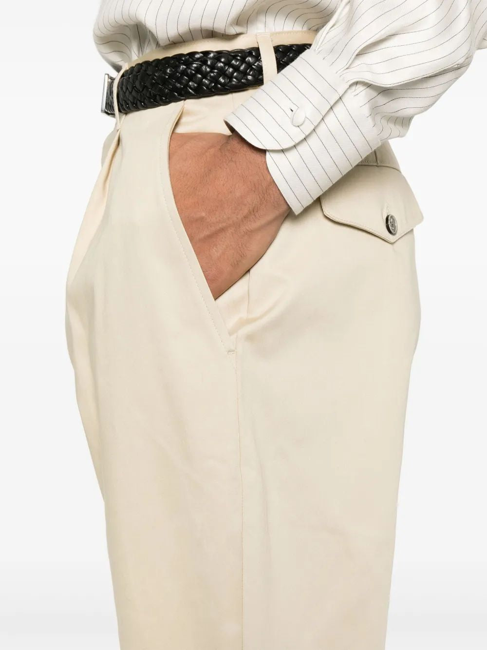 AMI PARIS Men's Oversized Carrot Trousers