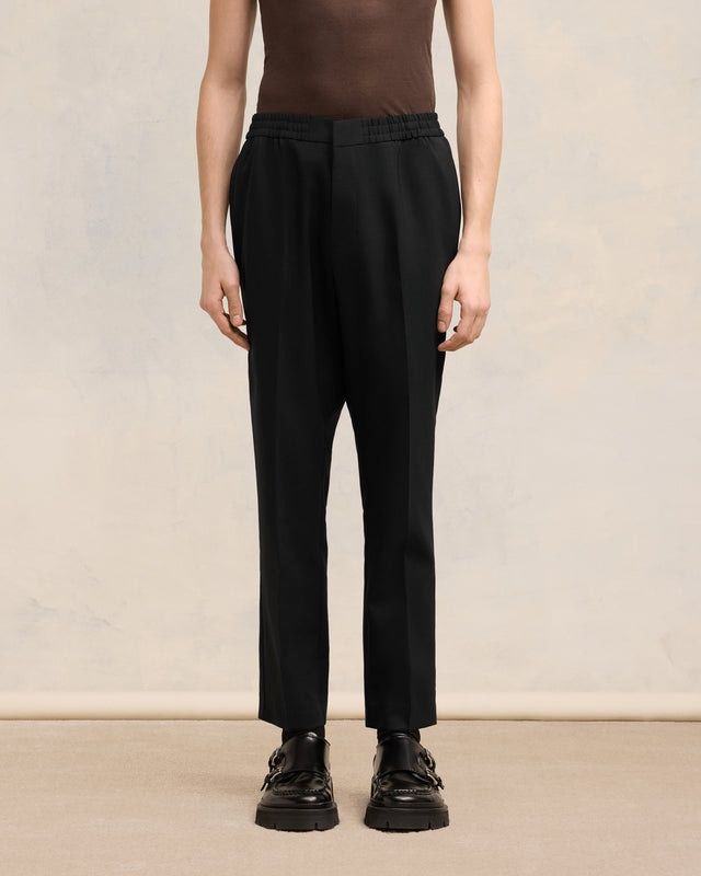 AMI PARIS Men's Virgin Wool Trousers - SS25 Collection