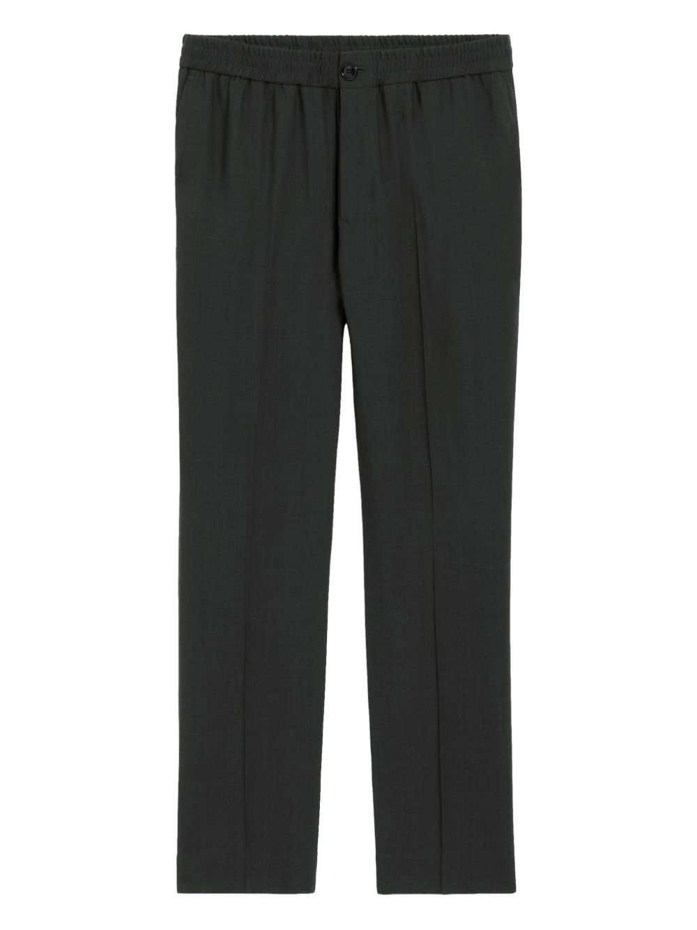 AMI PARIS Wool Trousers with Elasticated Waistband for Men