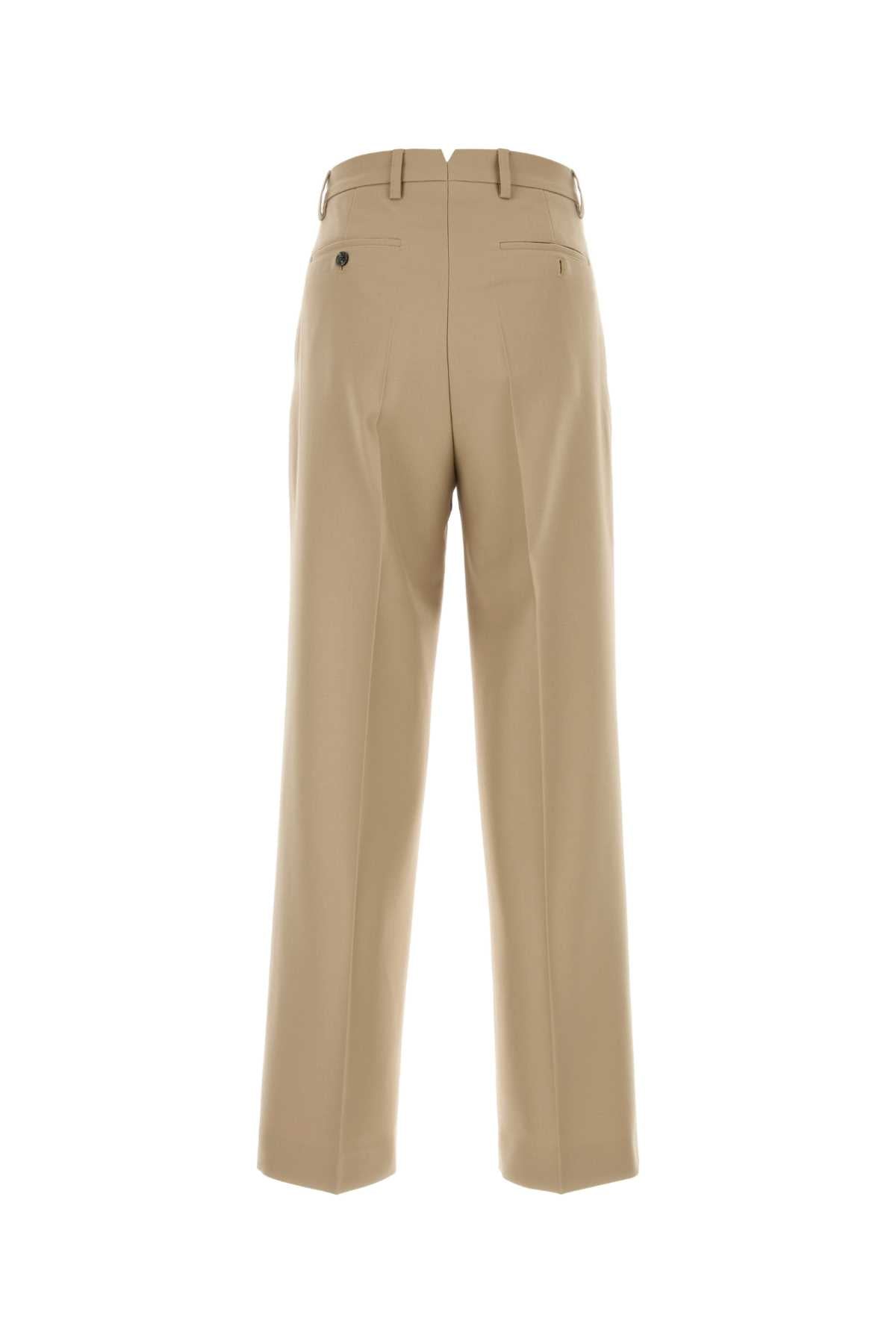 AMI PARIS Wide Wool Trousers for Men - FW24