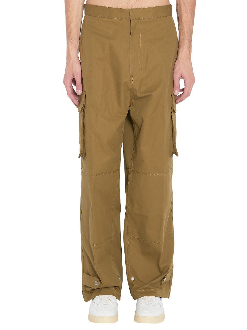 AMI PARIS Cotton Cargo Pants for Men - FW25 Collection