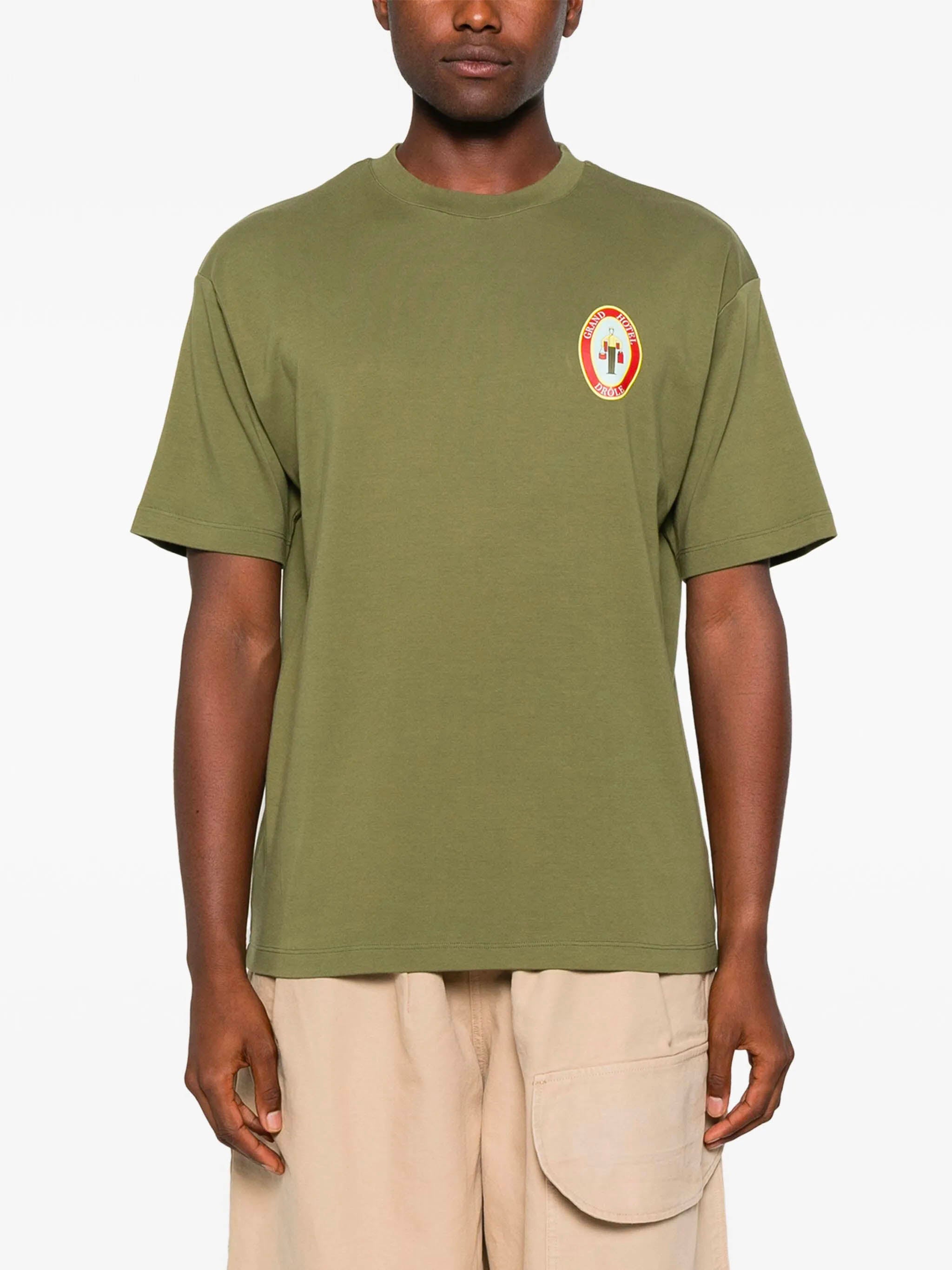 DRÔLE DE MONSIEUR Men's Crew Neck Graphic T-Shirt - Size M