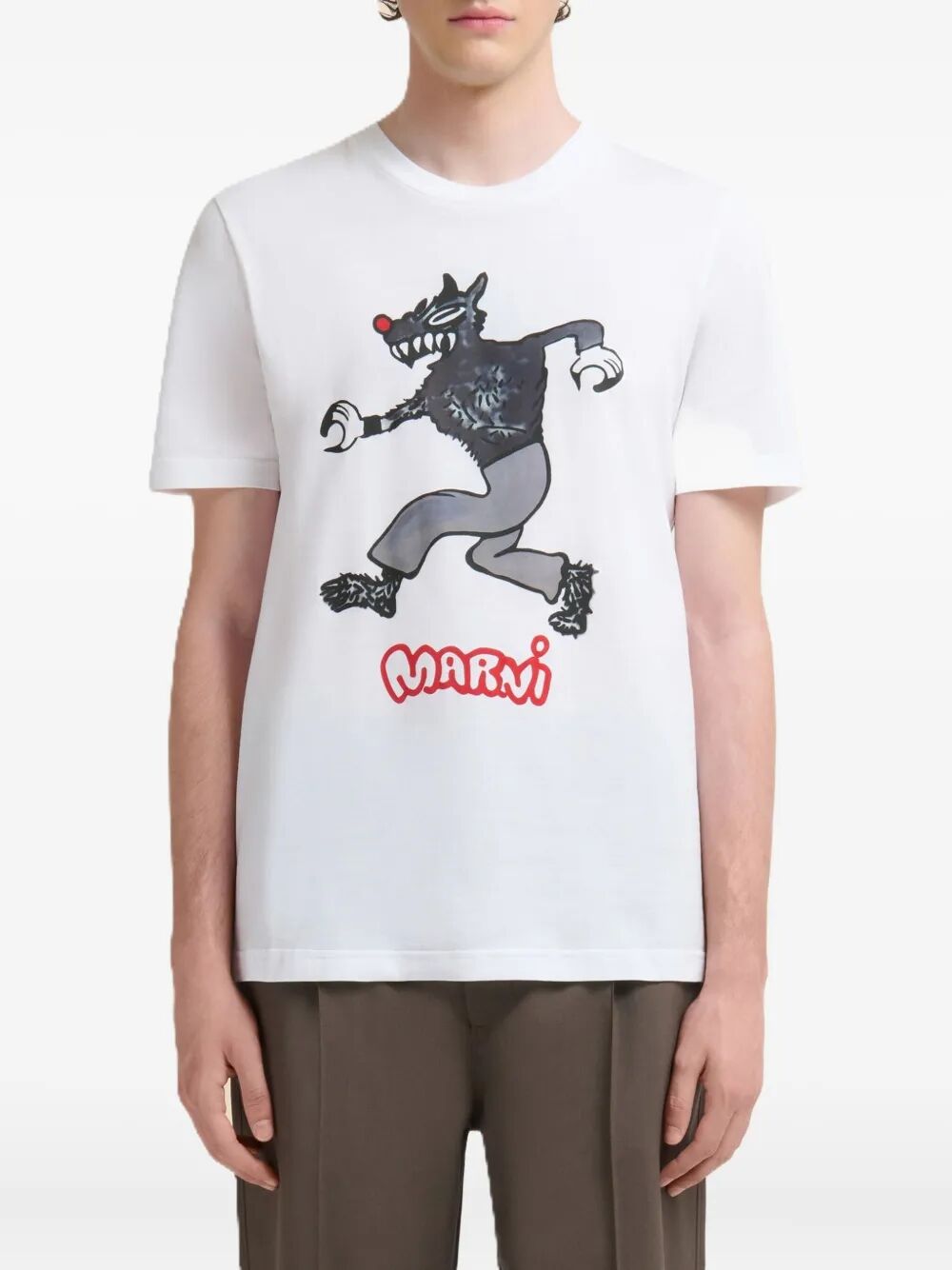 MARNI Classic Men's Cotton T-Shirt - FW25 Collection