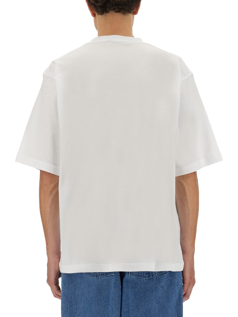 MARNI Men's Mini Logo T-Shirt - Size 48 IT