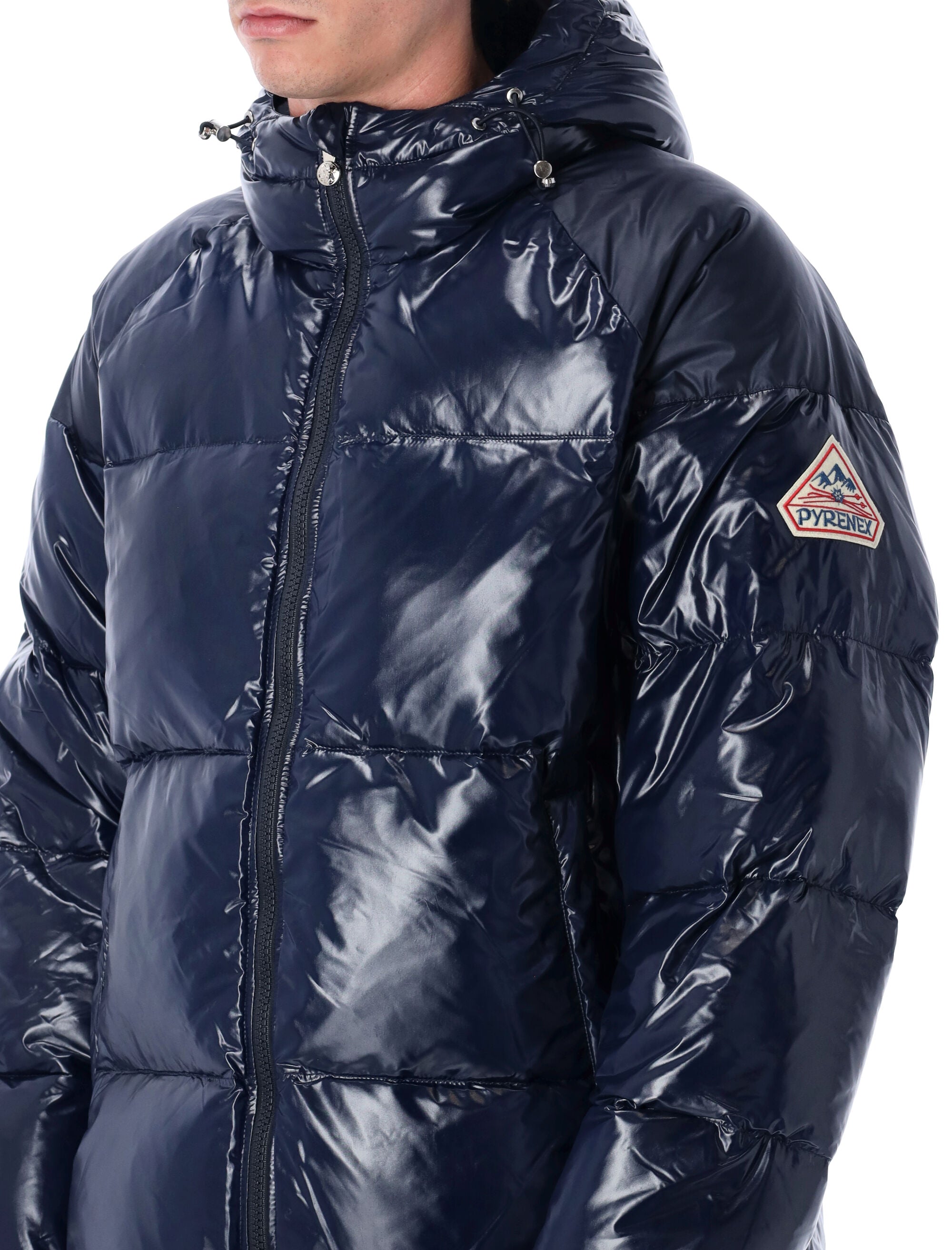 PYRENEX Men's Hooded Down Jacket - Winter Essential (Size L)