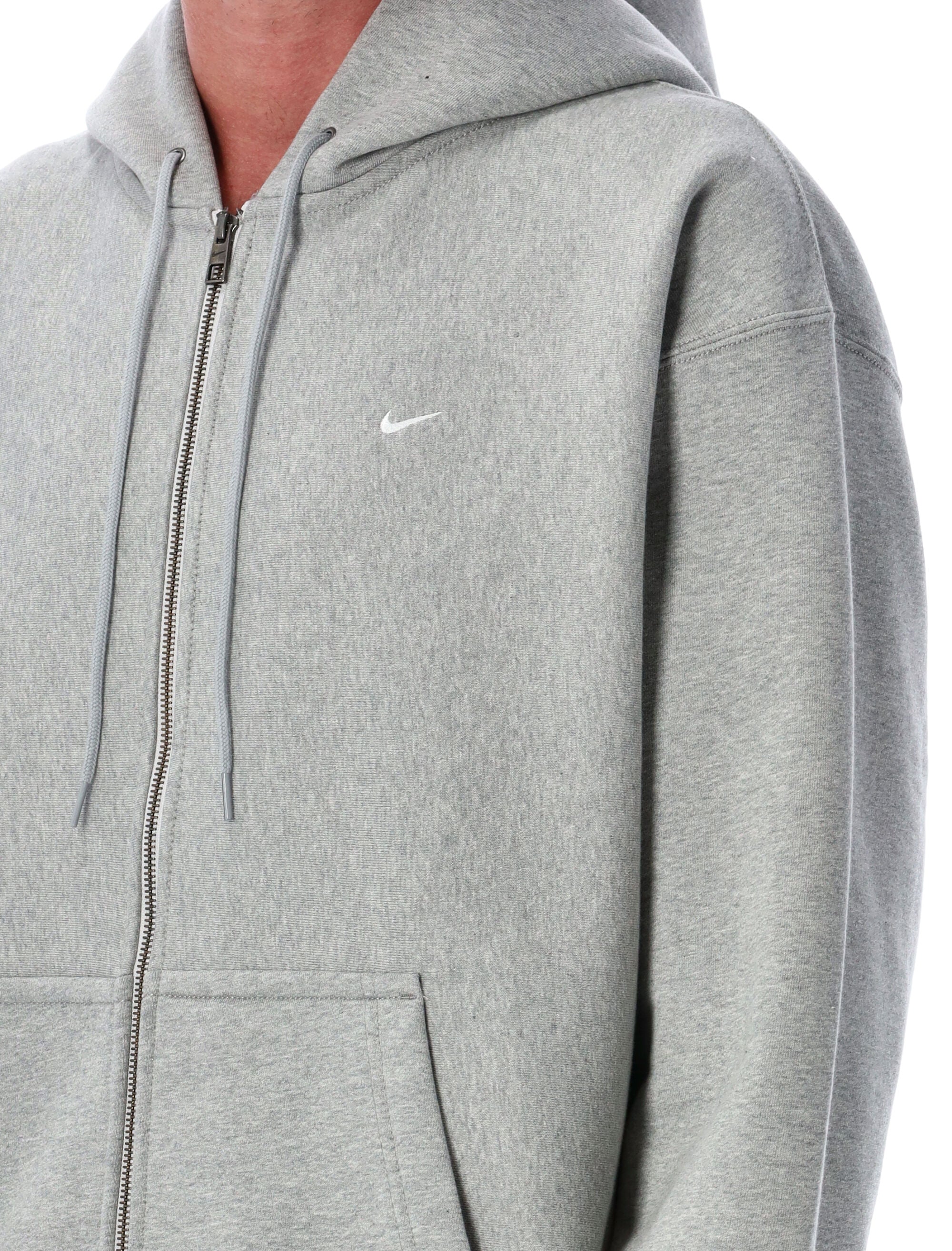 NIKE Men's Full-Zip Hoodie with Solo Swoosh - Size L