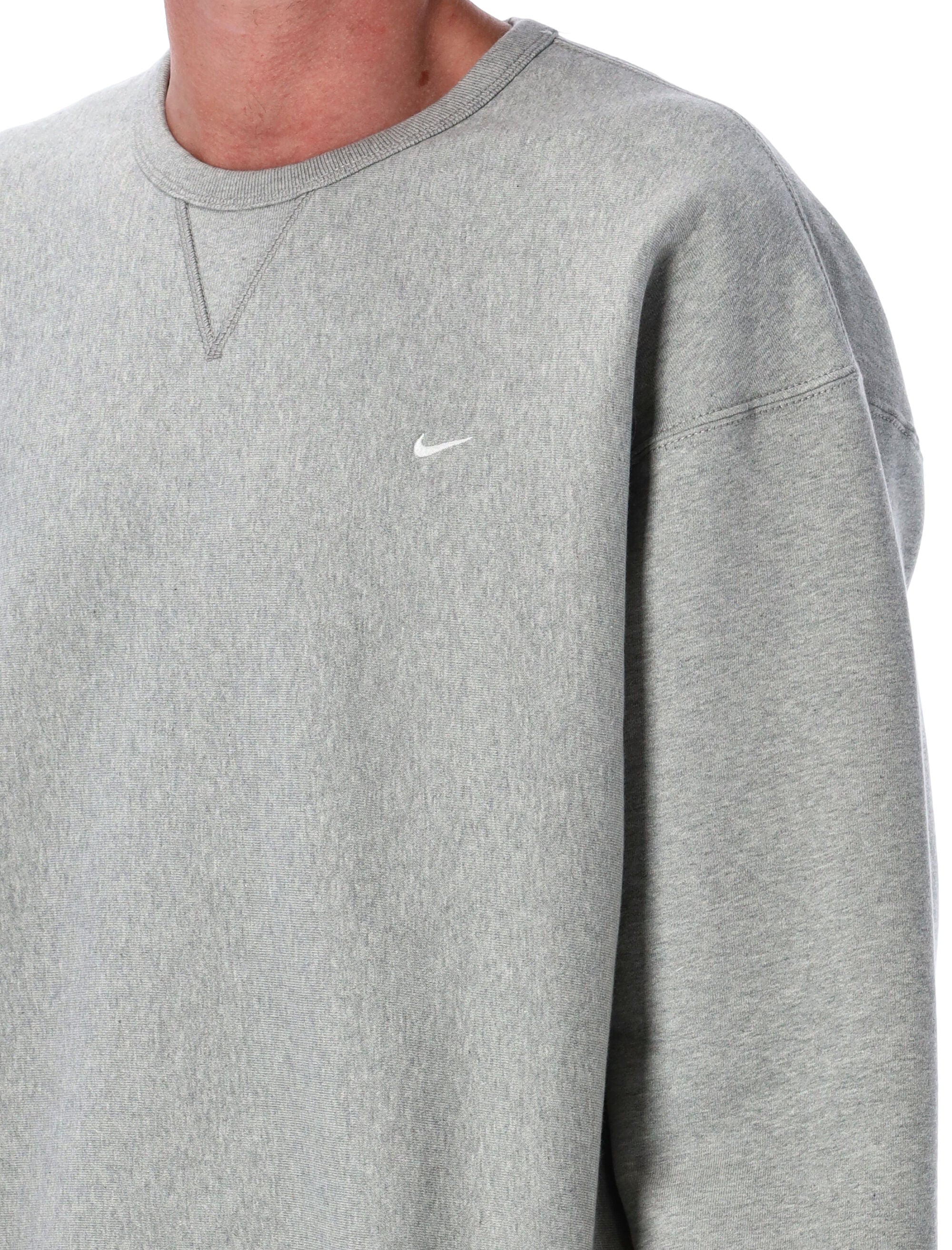 NIKE Men's Loose Fit Solo Swoosh Sweatshirt - Size L