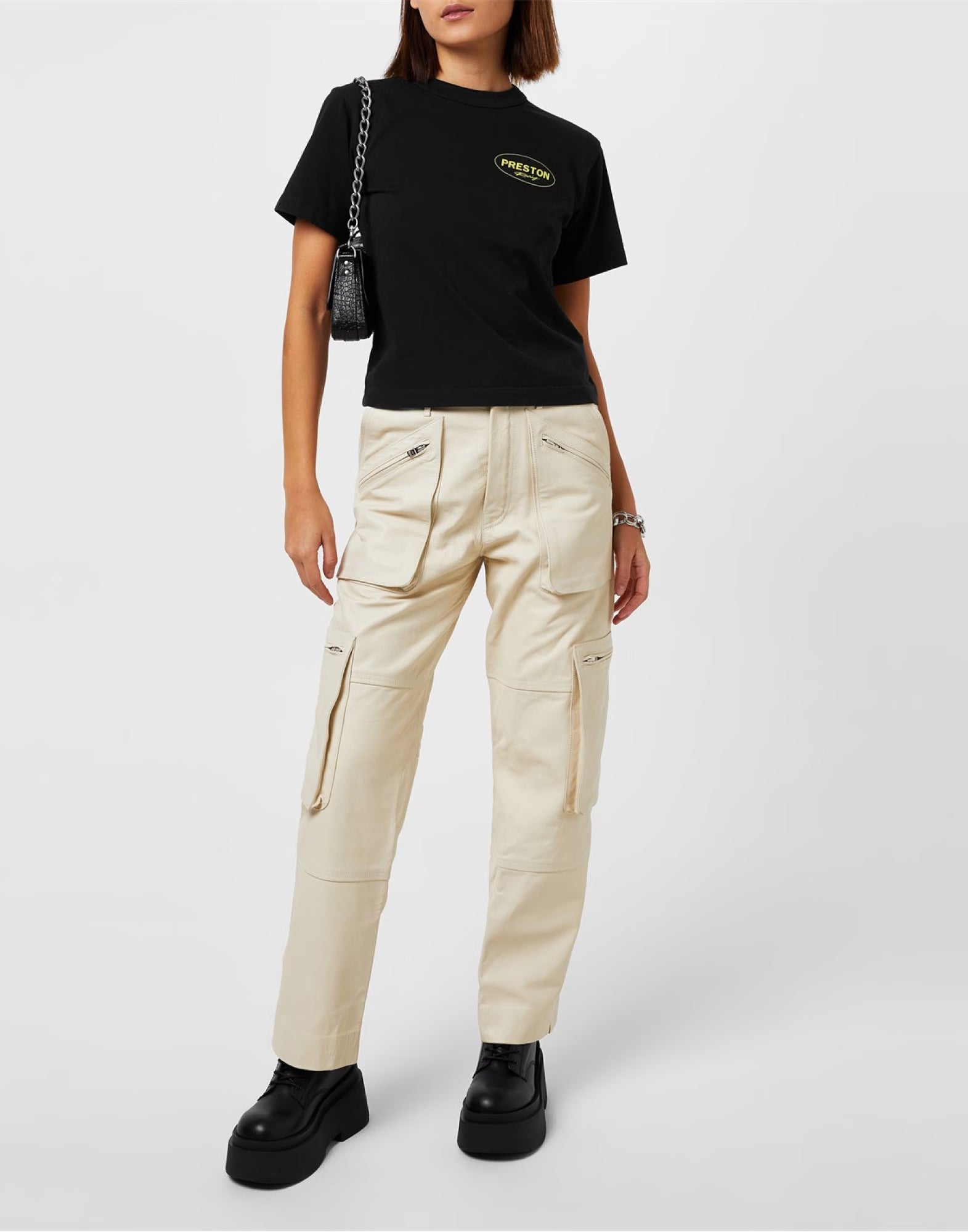 HERON PRESTON Racing Logo T-Shirt - Short Sleeve