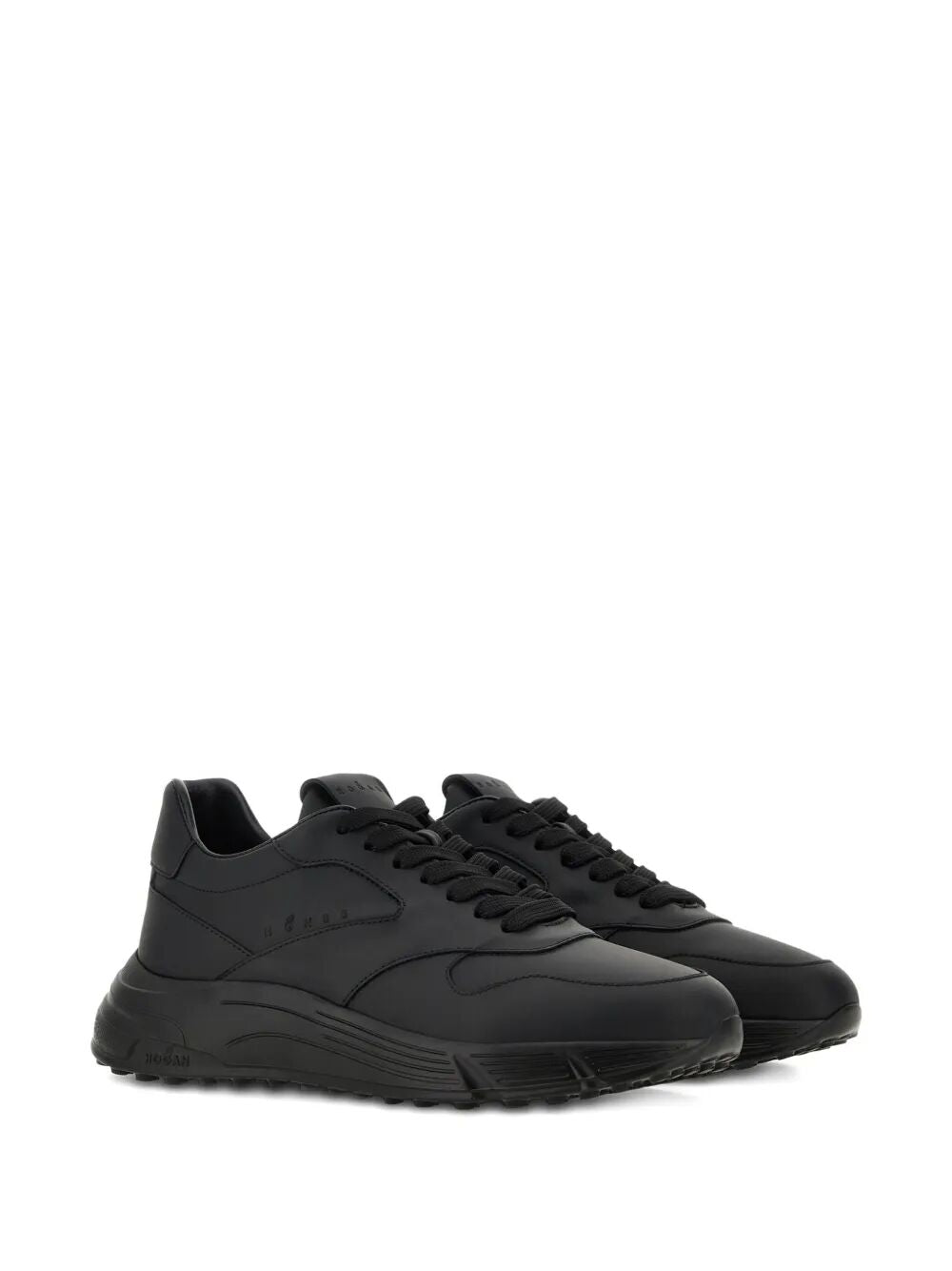 HOGAN Smooth Leather Sneakers for Men - Contemporary Style