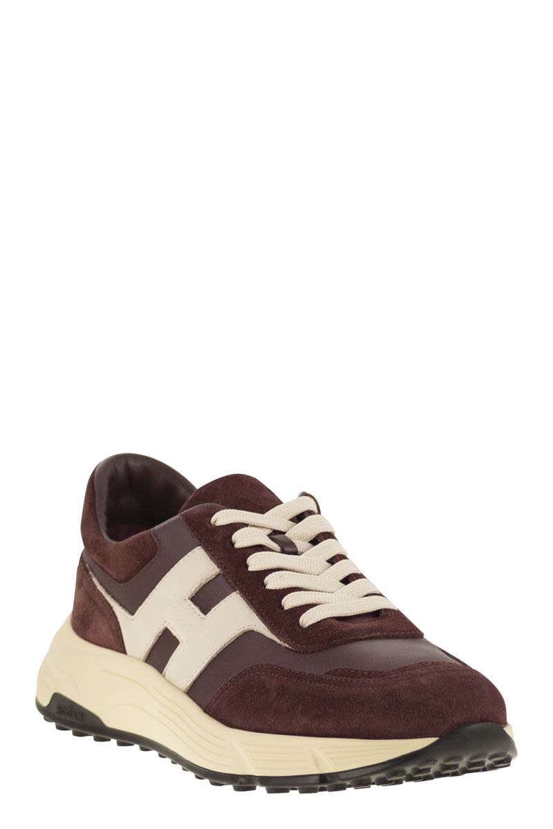 HOGAN Hyperlight Suede Trainers - 4.5 cm Elevation