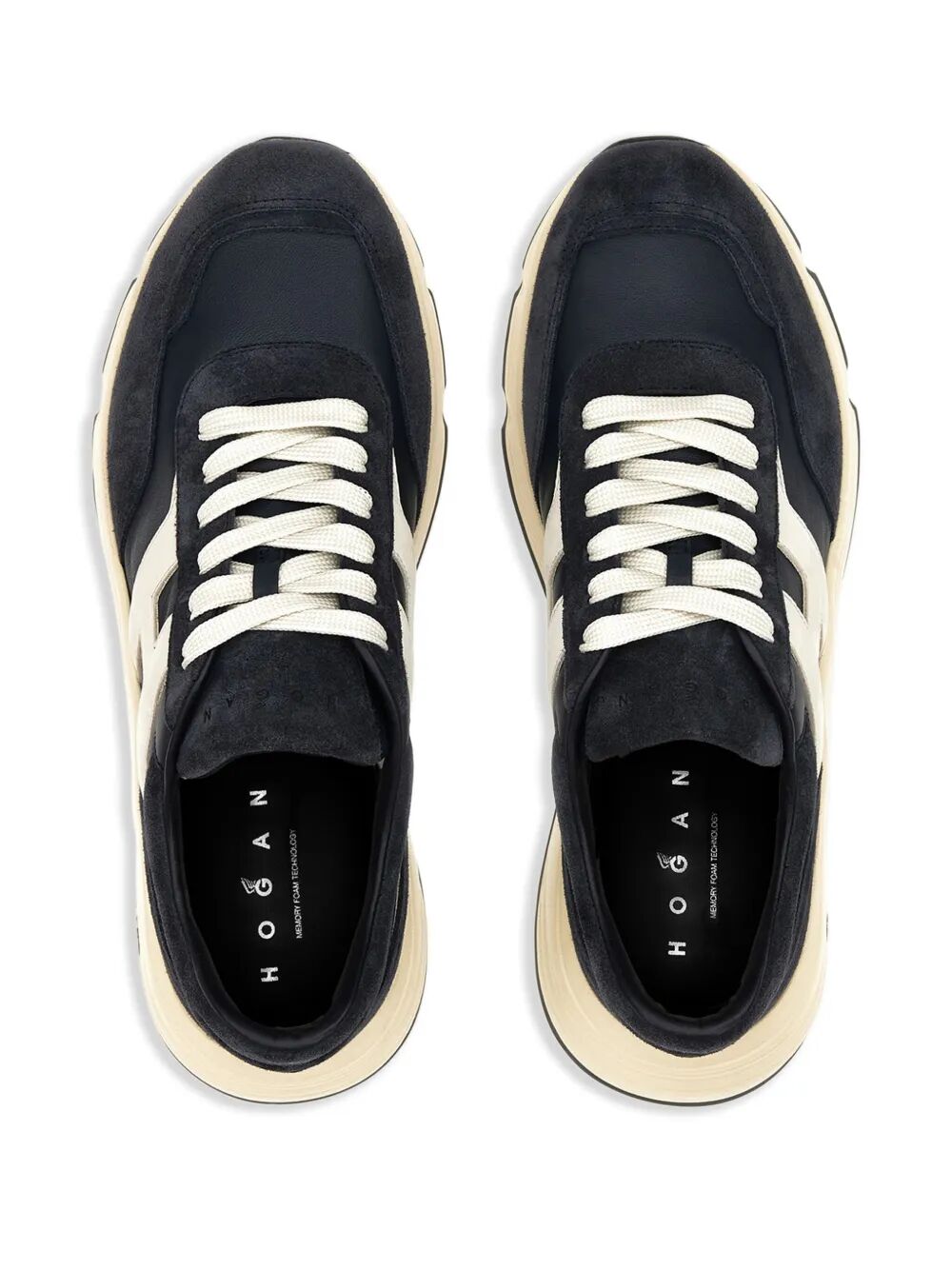 HOGAN Classic Leather Sneakers for Men - FW25 Edition