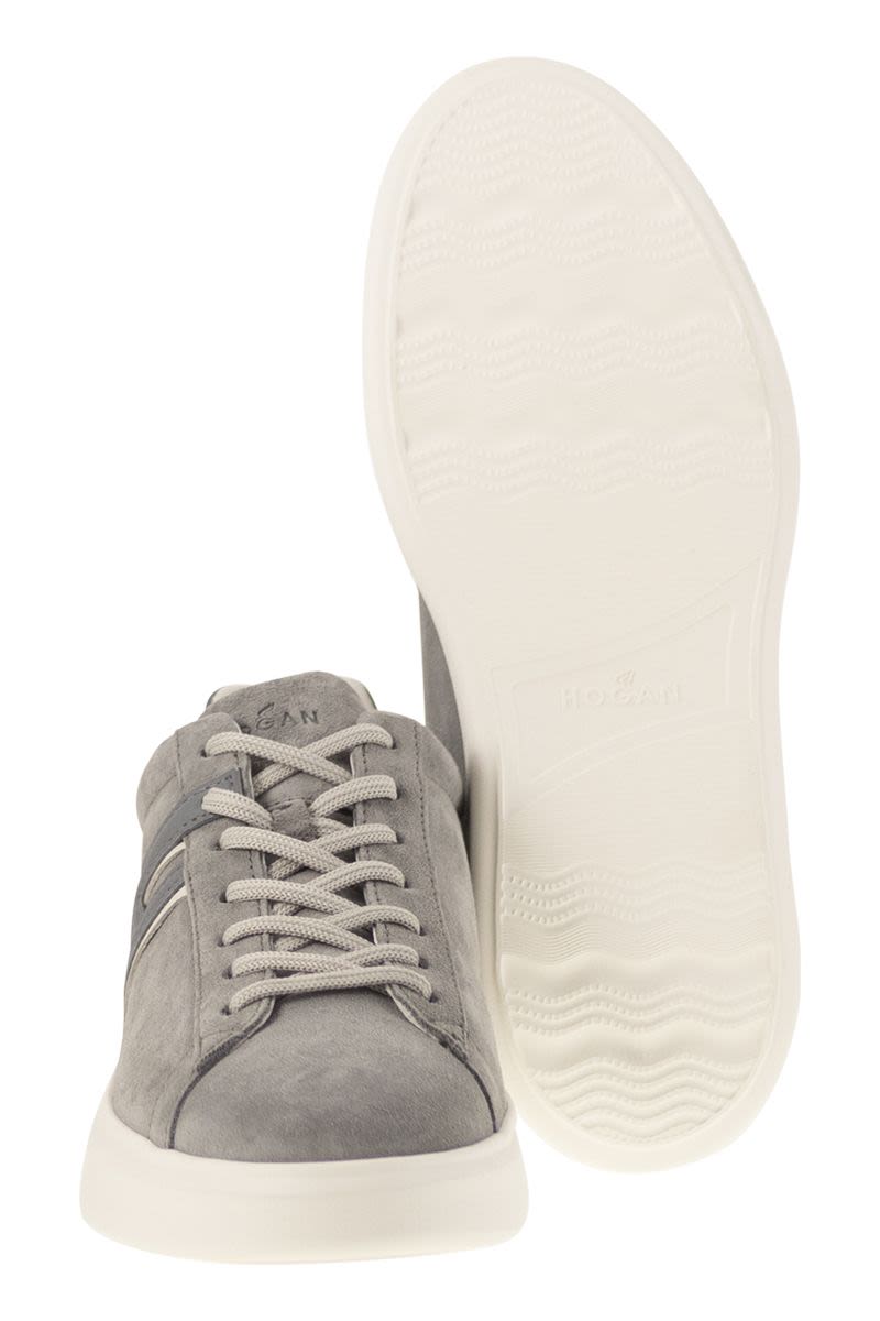 HOGAN Men's H580 Sneaker with Aerodynamic Sole and Memory Foam Fussbett